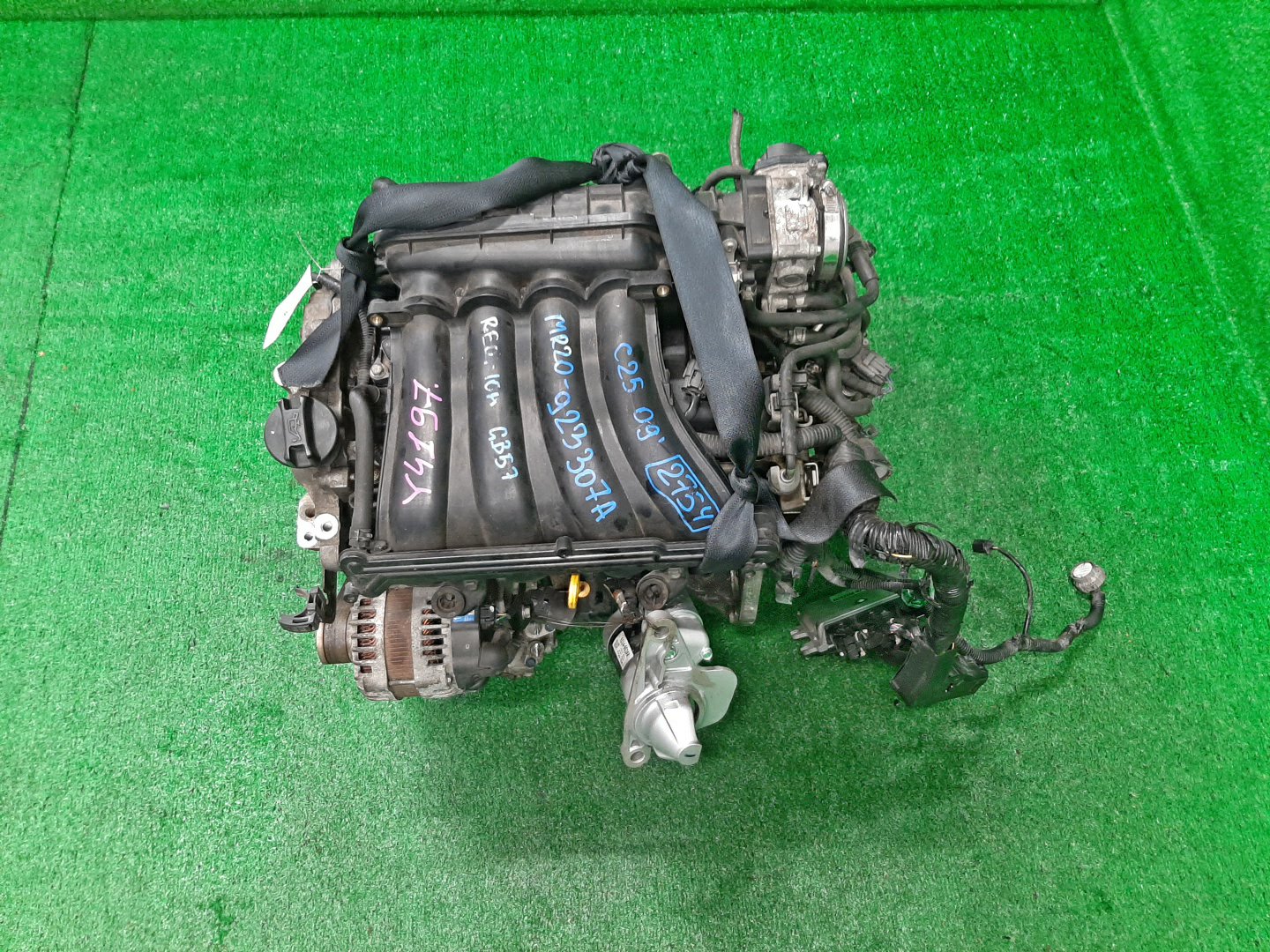 Двигатель NISSAN LANDY, SERENA SC25, CC25, C25 MR20DE 923307A 1 ракурс
