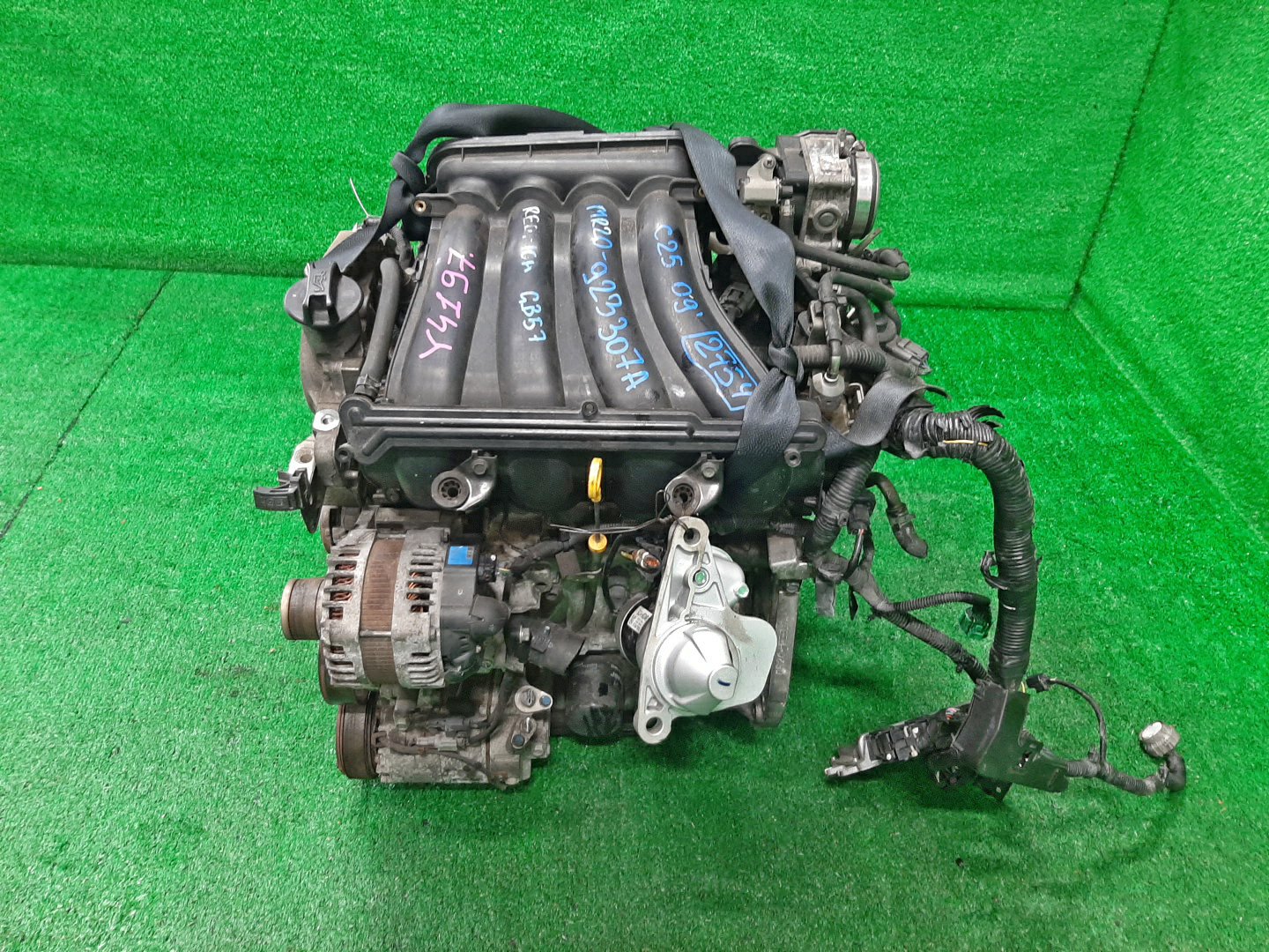 Двигатель NISSAN LANDY, SERENA SC25, CC25, C25 MR20DE 923307A 4 ракурс