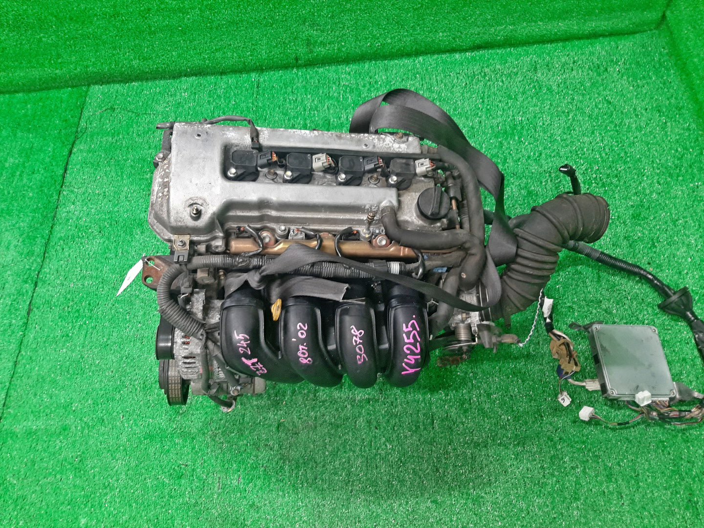 Двигатель TOYOTA COROLLA, PREMIO, COROLLA SPACIO, WISH, ALLION, COROLLA FIELDER, ALLEX, COROLLA RUNX, WILL VS ZZE124, ZZT245, ZZE124N, ZNE14G, ZZE124G, ZZE129 1ZZ-FE MEX 1 ракурс