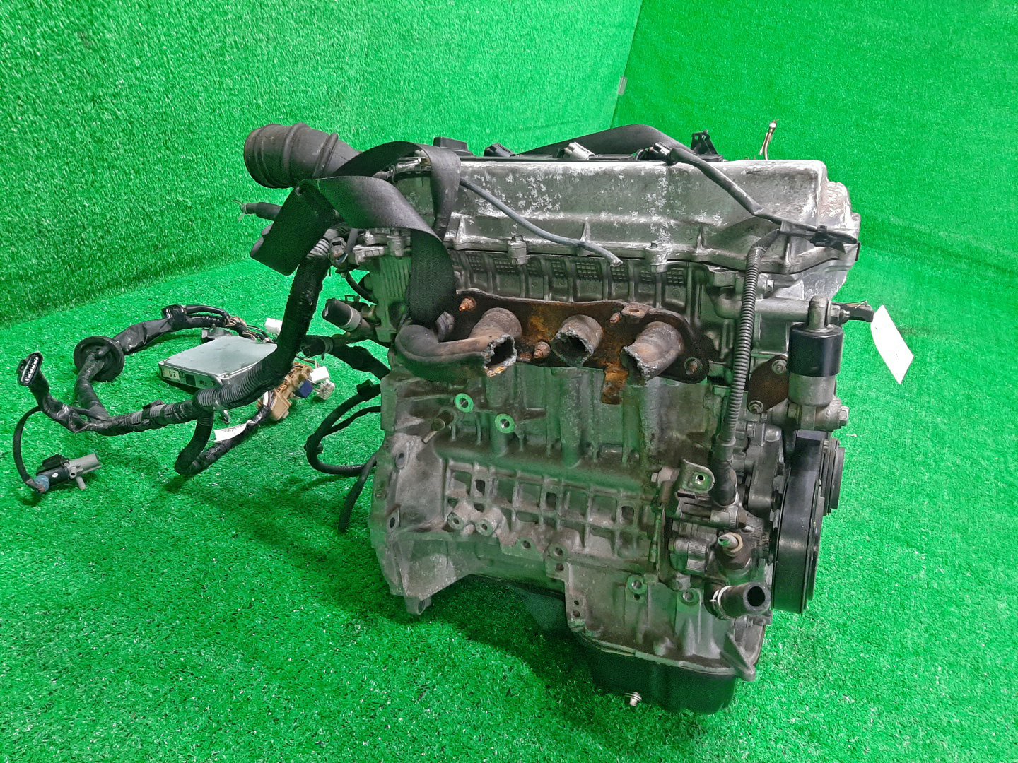 Двигатель TOYOTA COROLLA, PREMIO, COROLLA SPACIO, WISH, ALLION, COROLLA FIELDER, ALLEX, COROLLA RUNX, WILL VS ZZE124, ZZT245, ZZE124N, ZNE14G, ZZE124G, ZZE129 1ZZ-FE MEX 3 ракурс