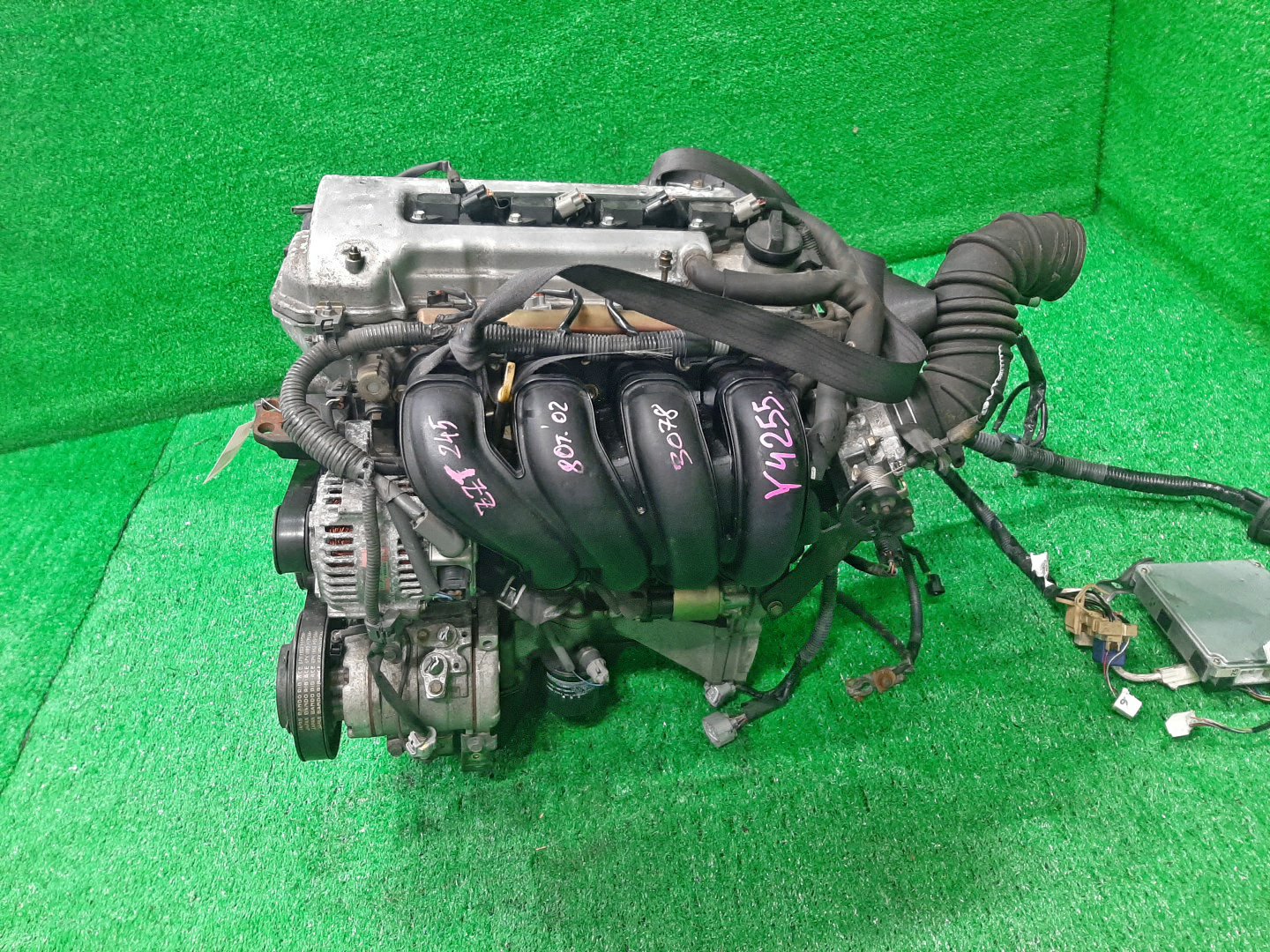 Двигатель TOYOTA COROLLA, PREMIO, COROLLA SPACIO, WISH, ALLION, COROLLA FIELDER, ALLEX, COROLLA RUNX, WILL VS ZZE124, ZZT245, ZZE124N, ZNE14G, ZZE124G, ZZE129 1ZZ-FE MEX 4 ракурс