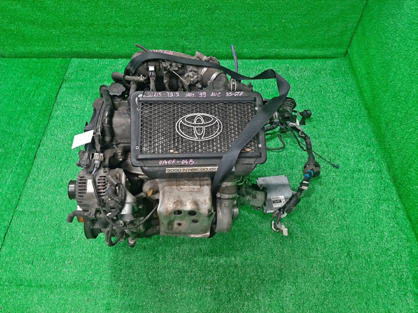 Двигатель TOYOTA CALDINA ST215W 3S-GTE 9401300 1 ракурс