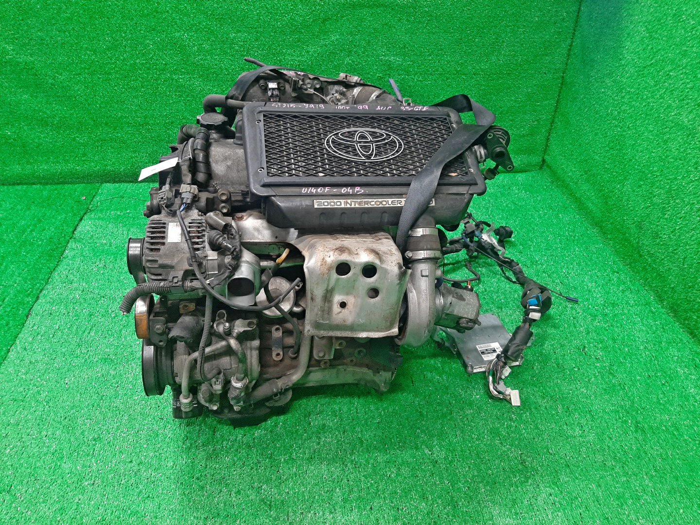 Двигатель TOYOTA CALDINA ST215W 3S-GTE 9401300 4 ракурс