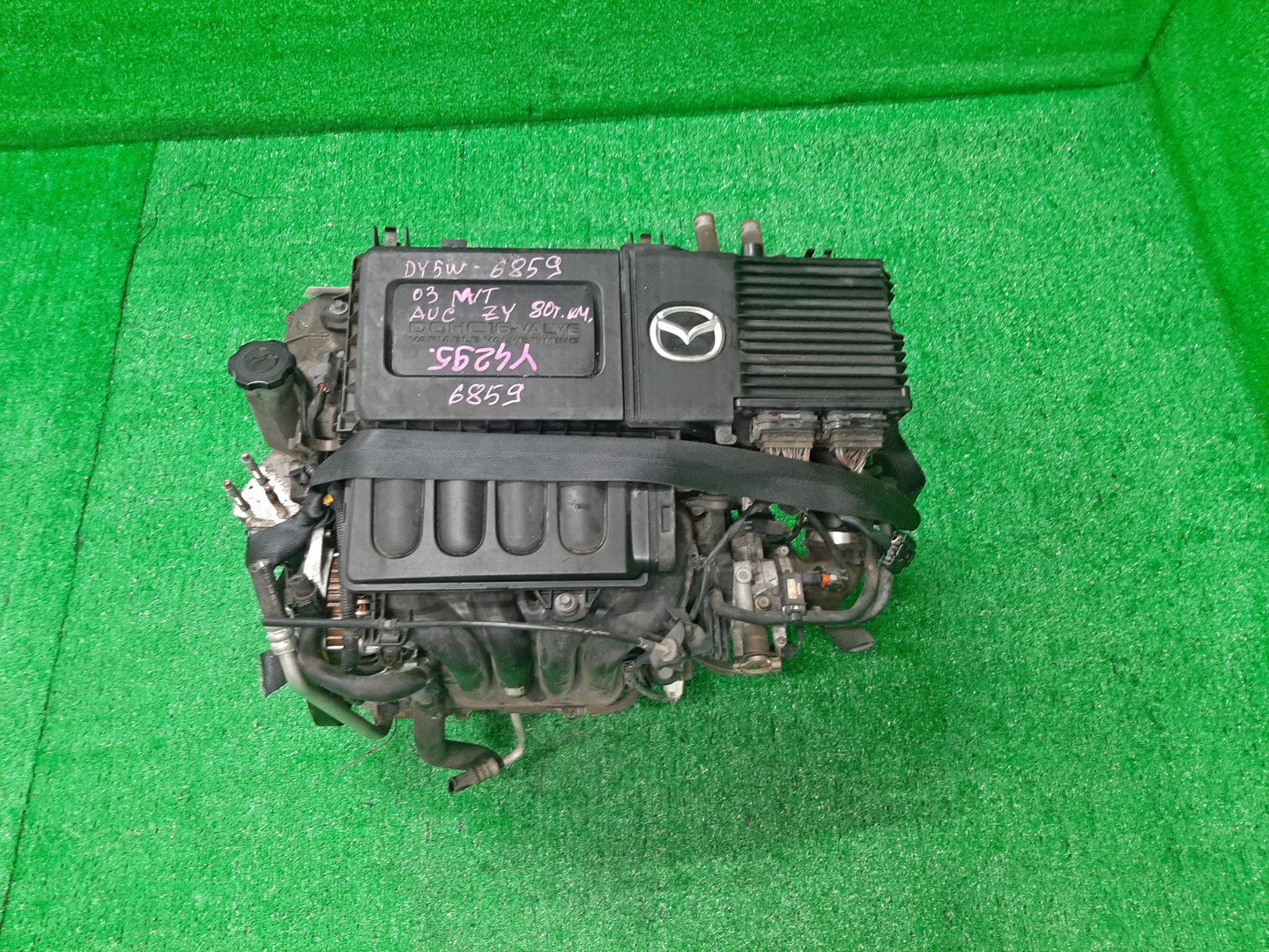 Двигатель MAZDA DEMIO, VERISA DY5W, DC5W ZY-VE MEX 1 ракурс