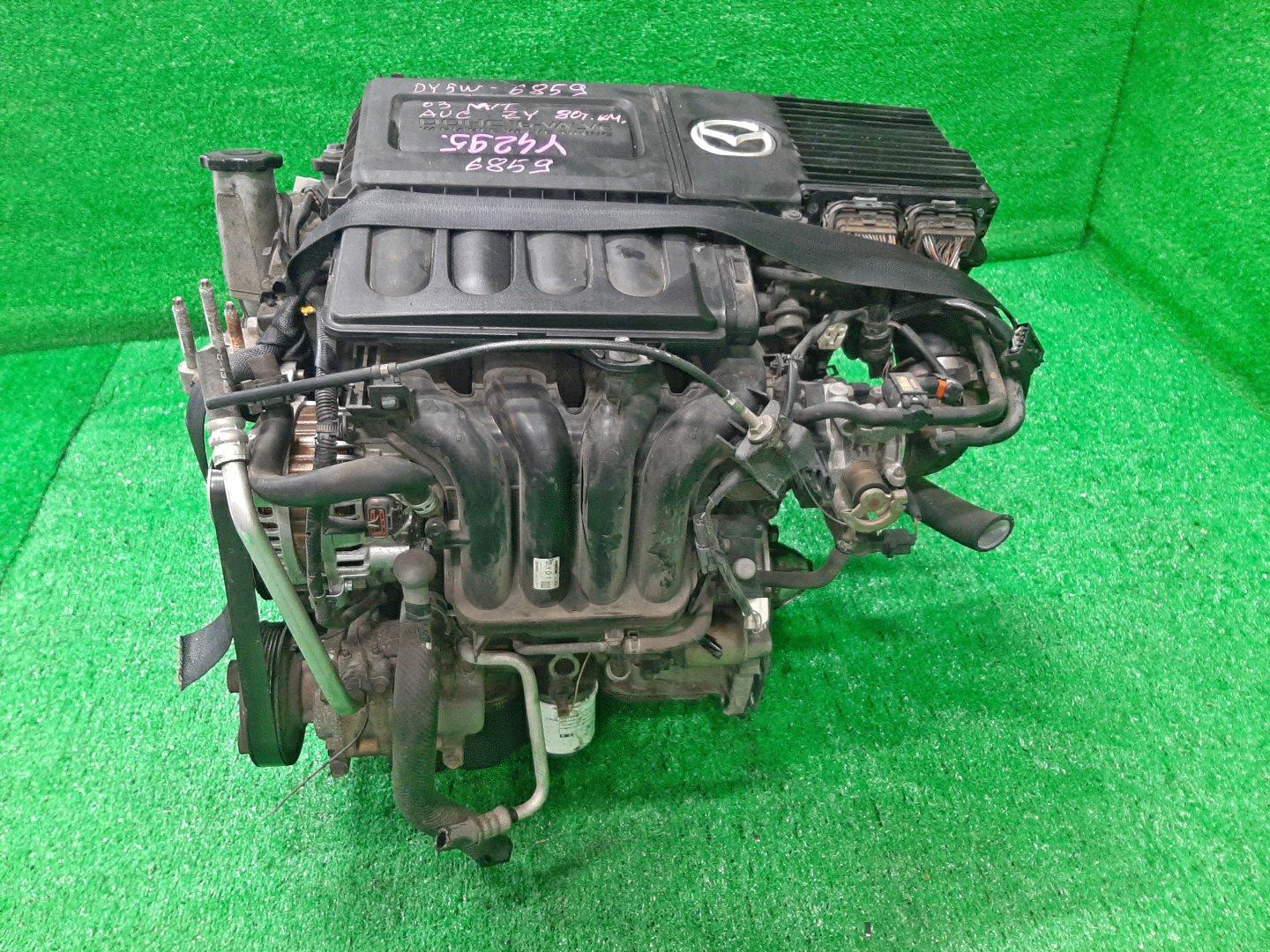 Двигатель MAZDA DEMIO, VERISA DY5W, DC5W ZY-VE MEX 4 ракурс