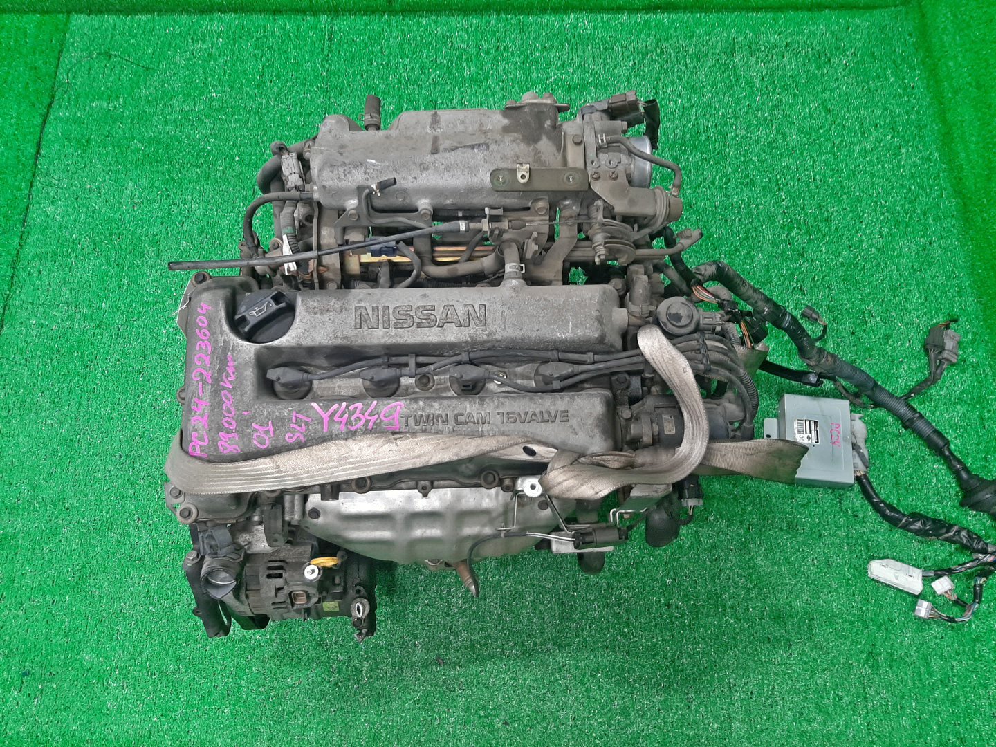 Двигатель NISSAN SERENA PC24 SR20DE 472879B 1 ракурс