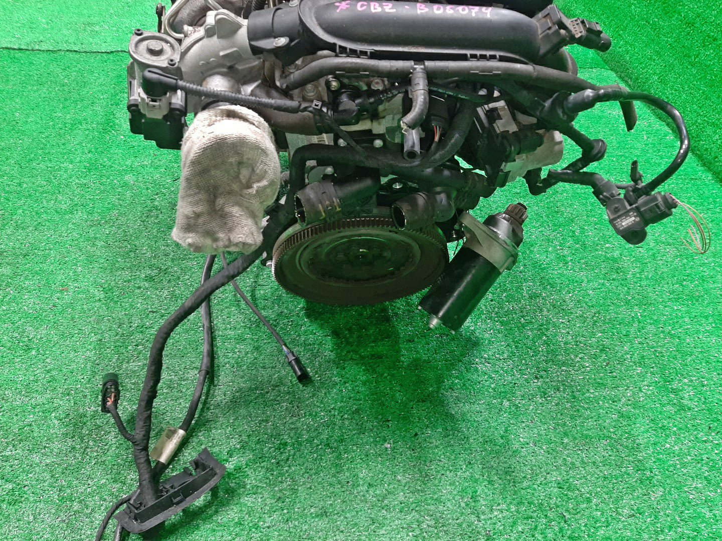 Двигатель VOLKSWAGEN TOURAN, BEETLE, GOLF, GOLF PLUS, POLO 1T3, 5C1, 5K1, MK6, 5M1, 6R1 CBZB, CBZ B06074 5 ракурс