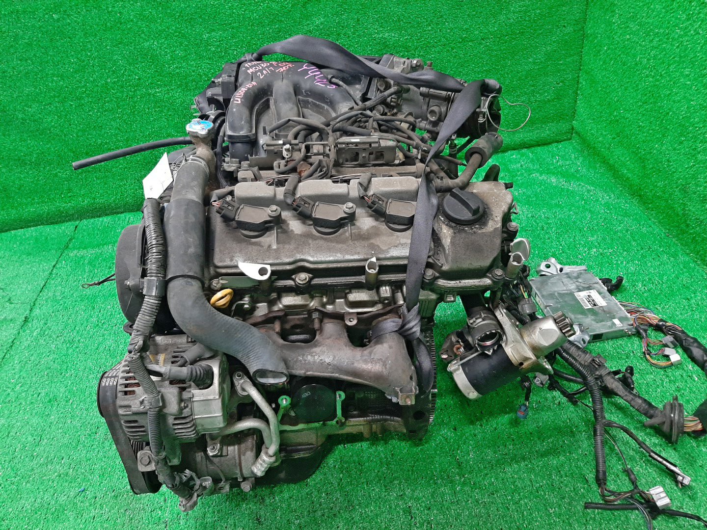 Двигатель TOYOTA WINDOM MCV30 1MZ-FE 1448740 4 ракурс