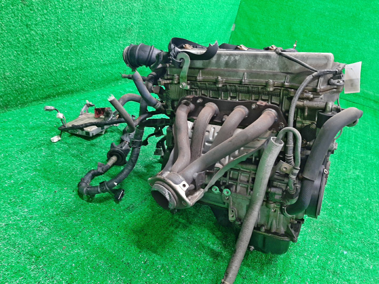 Двигатель TOYOTA CALDINA, CELICA, COROLLA, PREMIO, COROLLA SPACIO, ISIS, WISH, ALLION, COROLLA FIELDER, ALLEX, COROLLA RUNX, WILL VS, FIELDER ZGE20W, ZZT240, ZZT241W, ZZT230, ZZE122, ZNM10, ZNM10W, ZNM10G, ZNE10, ZNE10G, ZZE127 1ZZ-FE MEX 3 ракурс