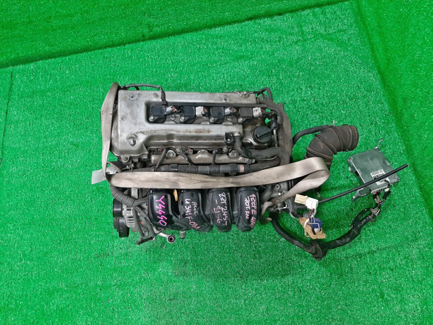 Двигатель TOYOTA COROLLA, PREMIO, COROLLA SPACIO, WISH, ALLION, COROLLA FIELDER, ALLEX, COROLLA RUNX, WILL VS ZZE124, ZZT245, ZZE124N, ZNE14G, ZZE124G, ZZE129 1ZZ-FE MEX 1 ракурс