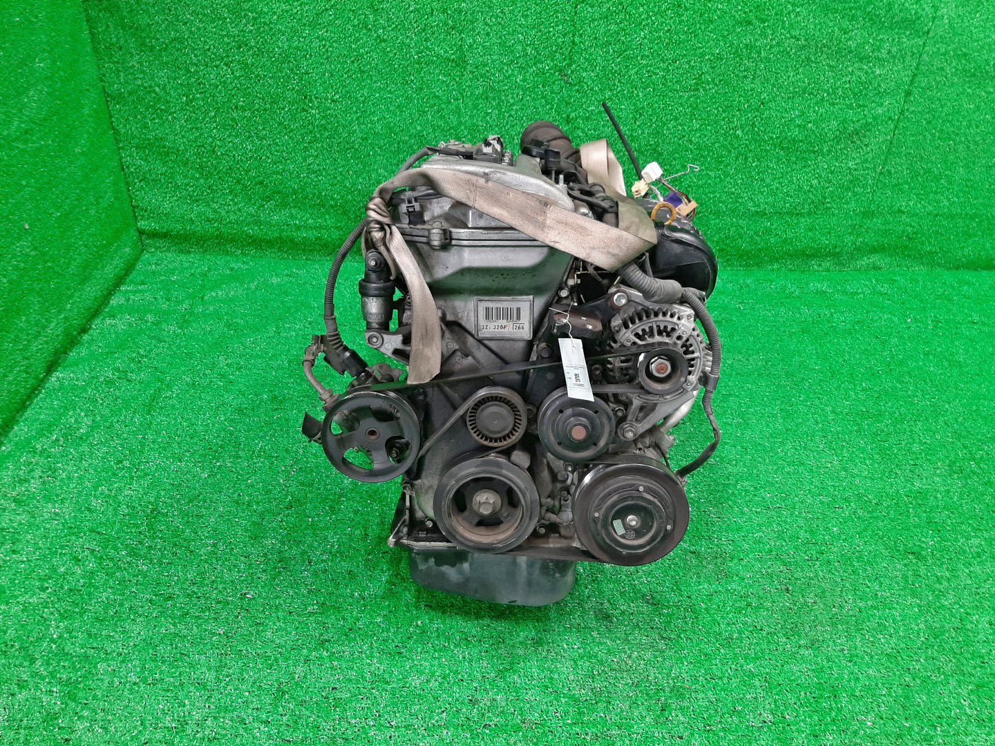 Двигатель TOYOTA COROLLA, PREMIO, COROLLA SPACIO, WISH, ALLION, COROLLA FIELDER, ALLEX, COROLLA RUNX, WILL VS ZZE124, ZZT245, ZZE124N, ZNE14G, ZZE124G, ZZE129 1ZZ-FE MEX 2 ракурс