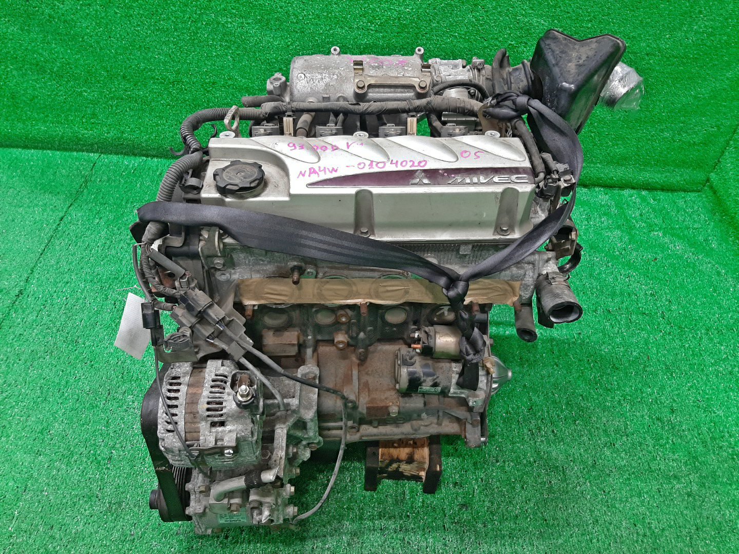 Двигатель MITSUBISHI GRANDIS NA4W 4G69 LB4248 4 ракурс Двигатель MITSUBISHI GRANDIS NA4W 4G69 LB4248 4 ракурс