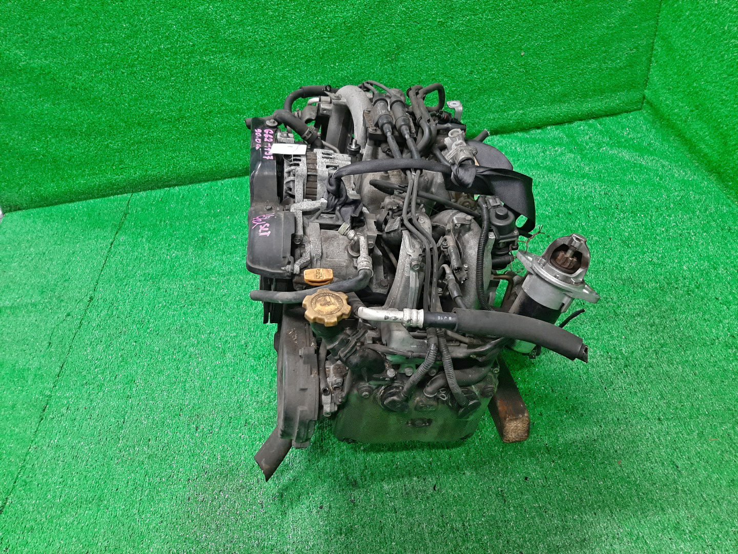 Двигатель SUBARU IMPREZA GG2, GG3, GD3, GD2 EJ152 EJ152DP9AE 4 ракурс