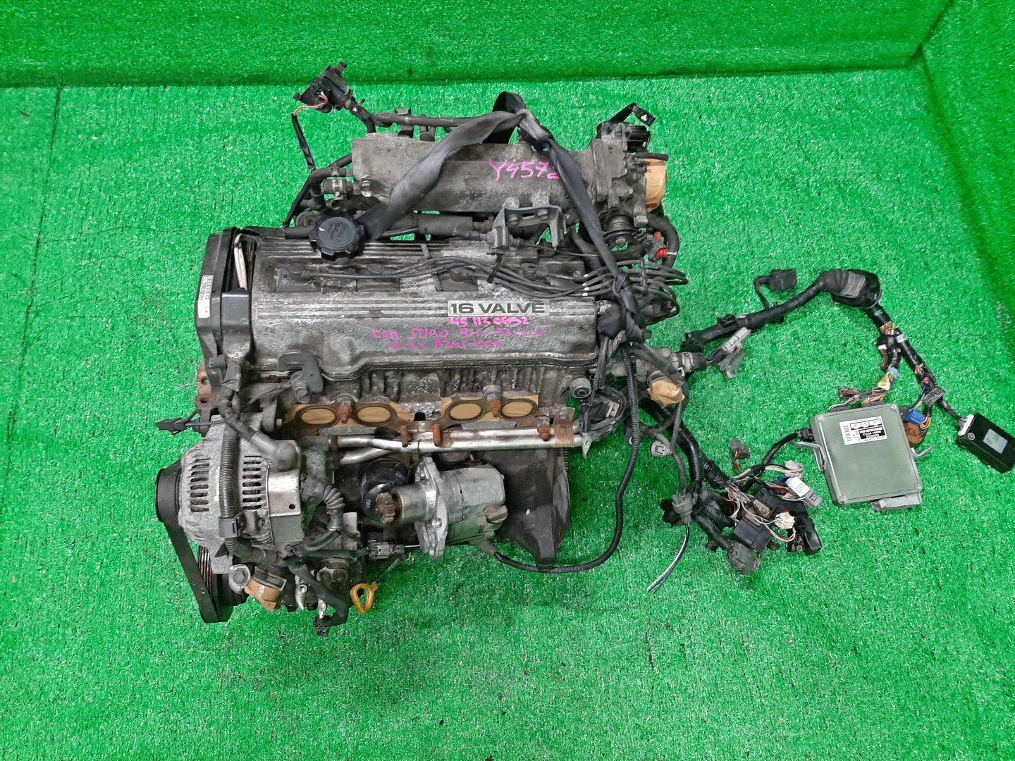 Двигатель TOYOTA CALDINA, CAMRY, CARINA, CORONA, CORONA EXIV, VISTA, CURREN, CARINA ED ST190G, SV30, SV40, ST190, ST180, ST200, ST208 4S-FE TPAM 1 ракурс