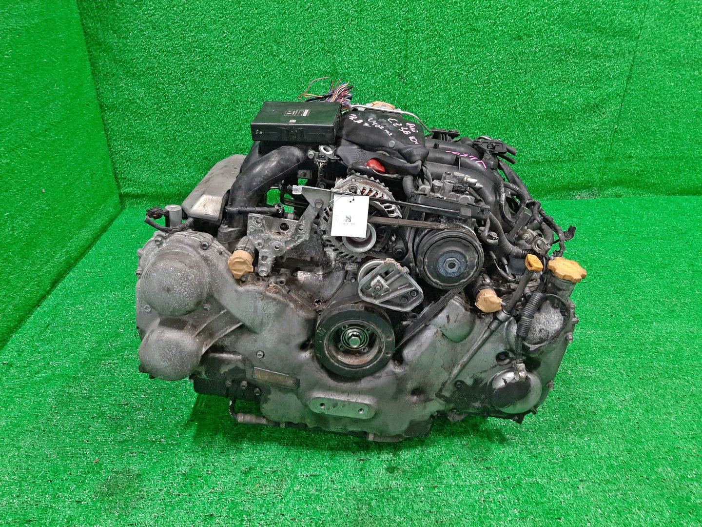 Двигатель SUBARU OUTBACK BRF EZ36DE EZ36DJCALE 2 ракурс