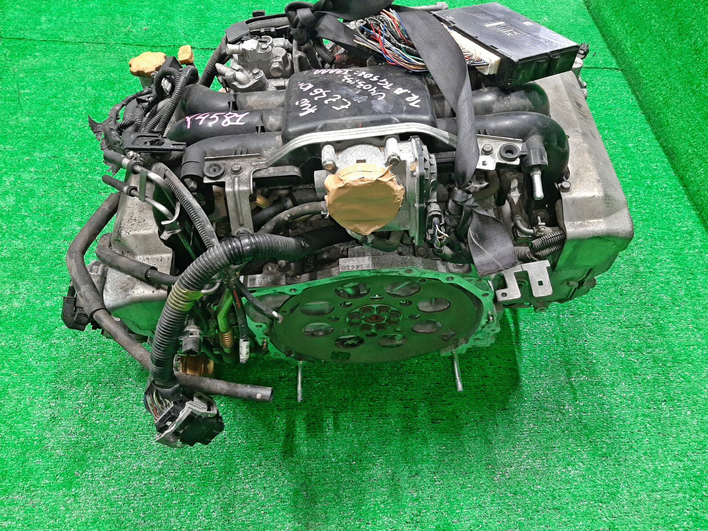 Двигатель SUBARU OUTBACK BRF EZ36DE EZ36DJCALE 5 ракурс