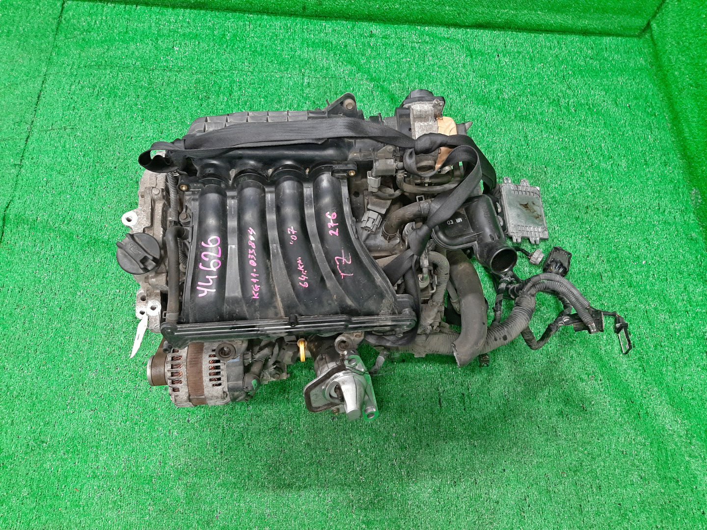 Двигатель NISSAN BLUEBIRD SYLPHY KG11 MR20DE 266100A 1 ракурс