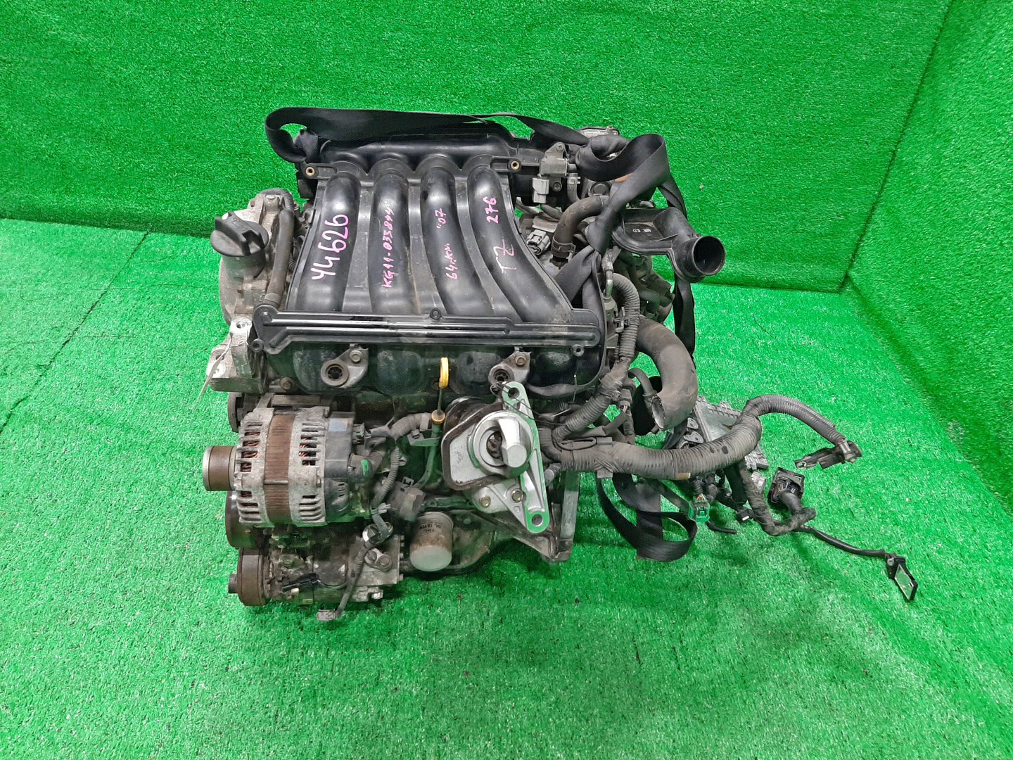 Двигатель NISSAN BLUEBIRD SYLPHY KG11 MR20DE 266100A 4 ракурс