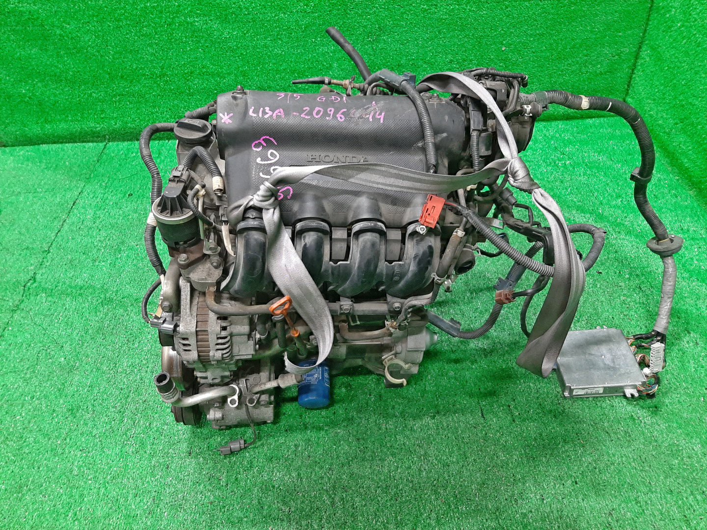 Двигатель HONDA FIT ARIA, FIT GD6, GD7, GD2, GD1 L13A I-DSI 4 ракурс