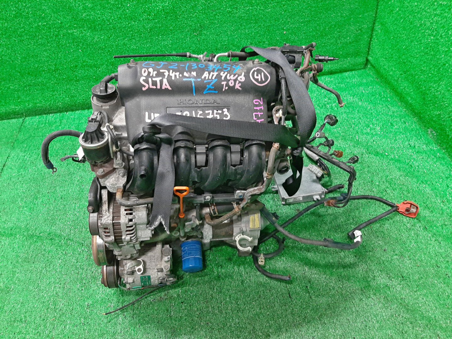 Двигатель HONDA AIRWAVE GJ1, GJ2 L15A VTEC 4 ракурс