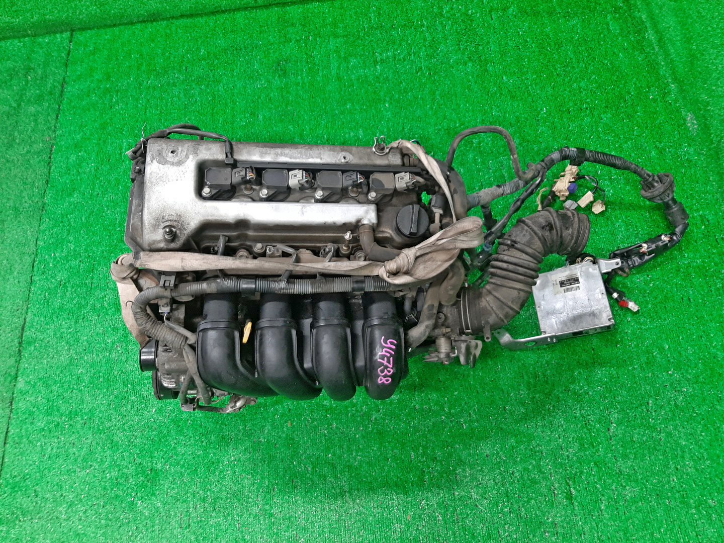 Двигатель TOYOTA COROLLA, PREMIO, COROLLA SPACIO, WISH, ALLION, COROLLA FIELDER, ALLEX, COROLLA RUNX, WILL VS ZZE124, ZZT245, ZZE124N, ZNE14G, ZZE124G, ZZE129 1ZZ-FE MEX 1 ракурс