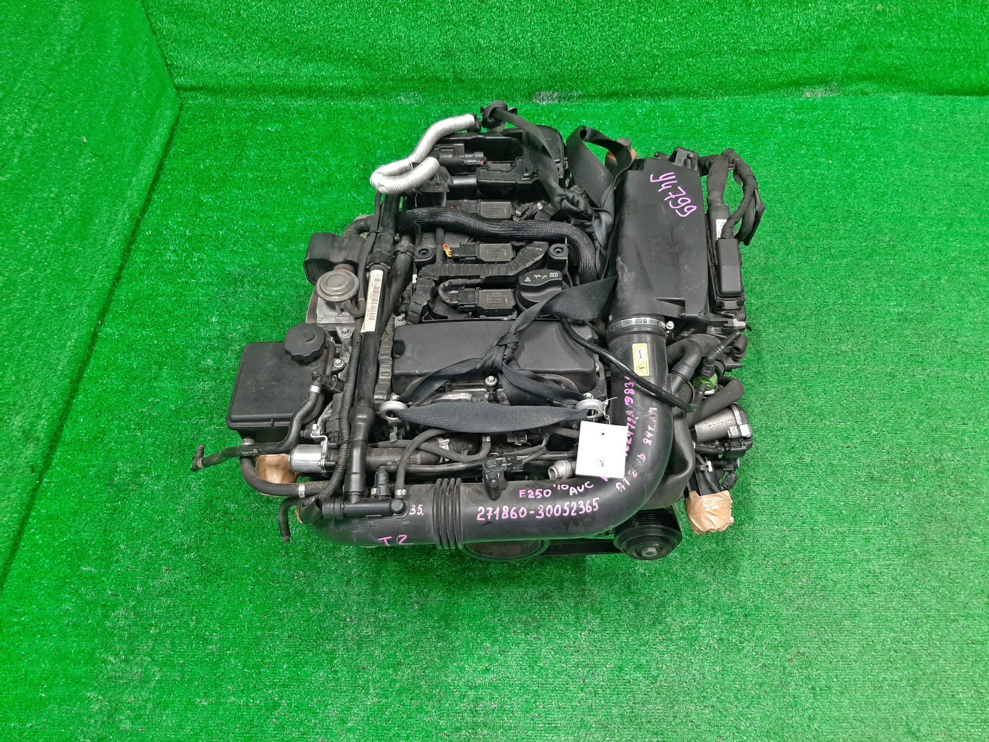 Двигатель MERCEDES-BENZ C-Class, E-Class, SLK-Class, E200, C200 S204, C204, 204248, W204.048, W204, W212, A207, 212247C, 212047C, 172448, R172.448, S212 M271DE18AL, 271860 M271DE18AL 1 ракурс