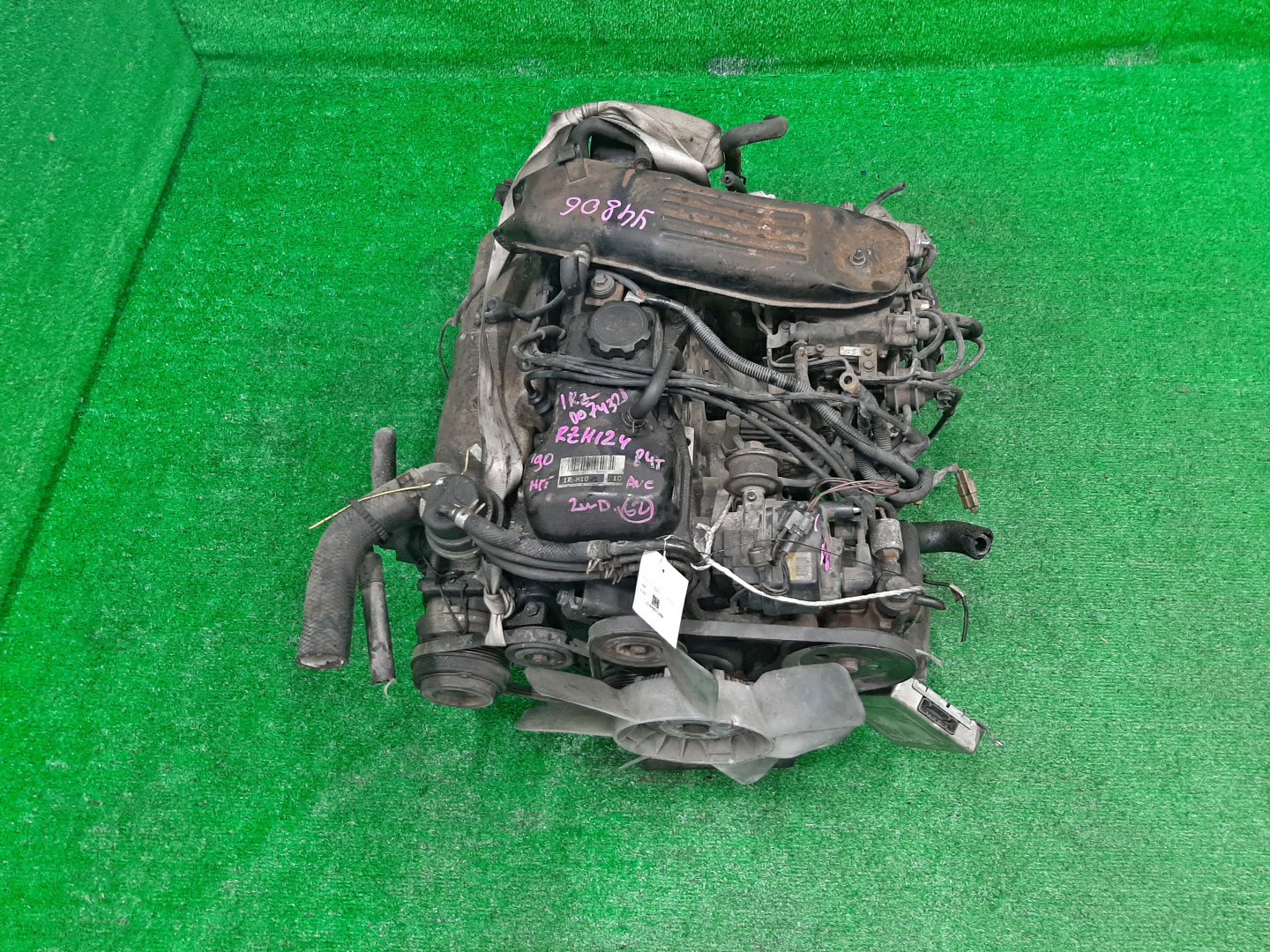 Двигатель TOYOTA DYNA, HIACE, TOYOACE RZY230, RZY220, RZH122V, RZH112V, RZH182K, RZH124V, RZH100G, RZH102V, RZH110G 1RZ-E CARB 1 ракурс