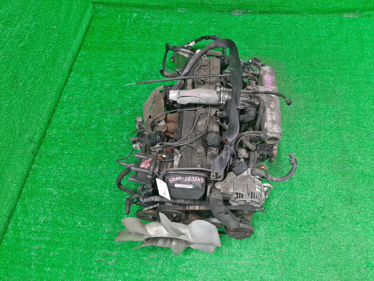 Двигатель TOYOTA CHASER, CRESTA, CROWN, MARK II GX100, GS171W, GS171, GS151 1G-FE TPAM 1 ракурс