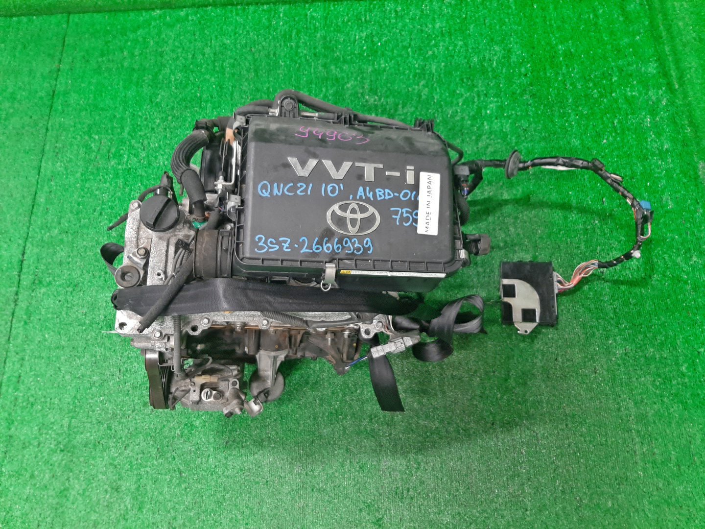 Двигатель TOYOTA BB, COO QNC21, M402S 3SZ-VE 2666939 1 ракурс