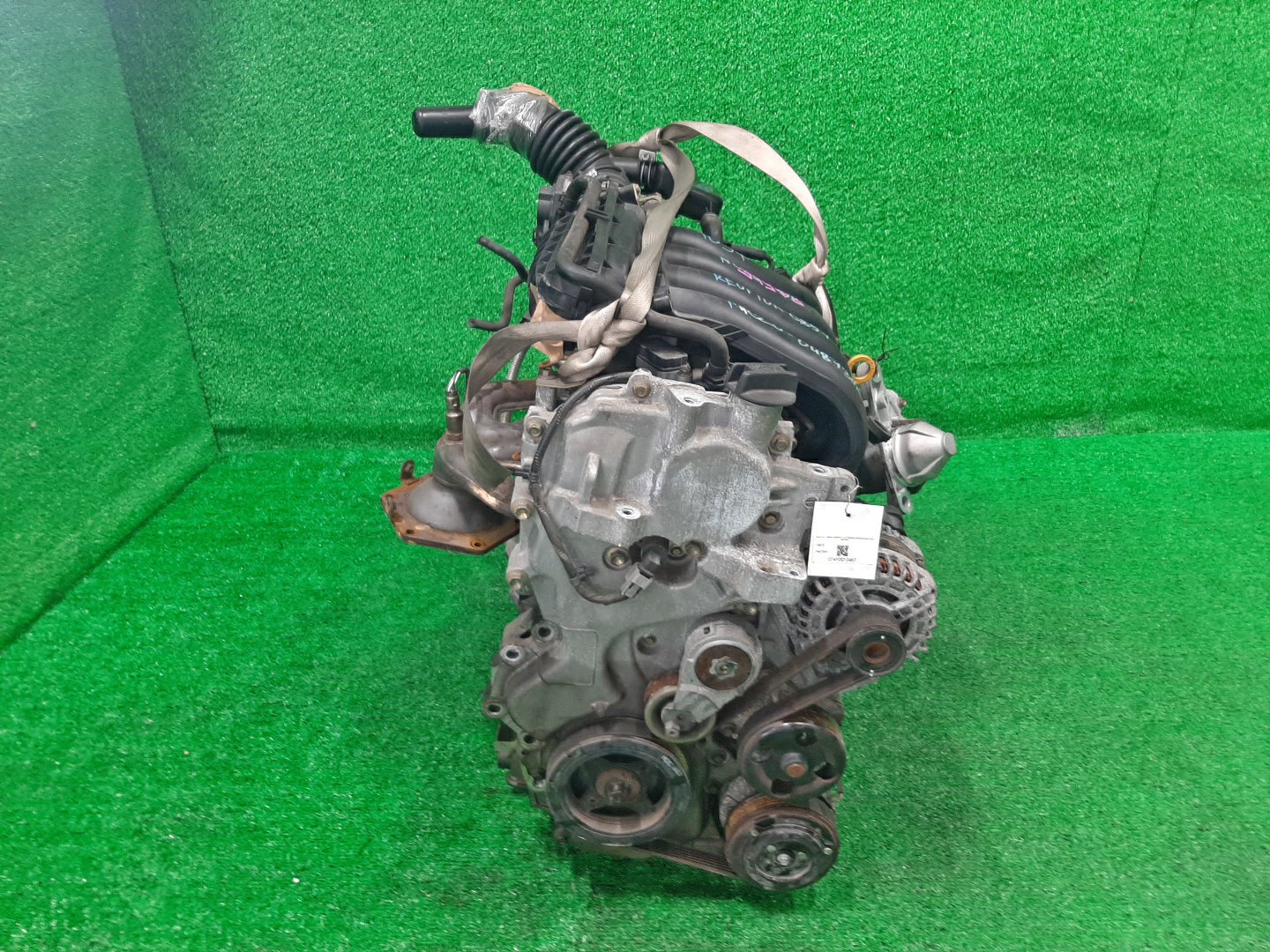Двигатель NISSAN SERENA NC25 MR20DE NO EGR 2 ракурс