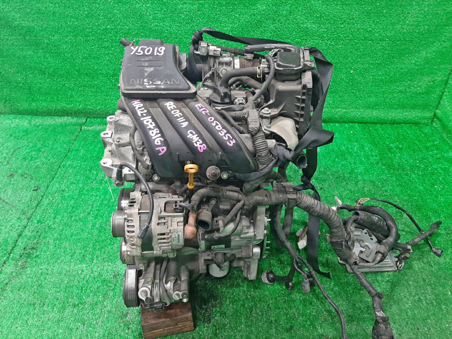 Двигатель NISSAN NOTE E12 HR12DE 107816A 4 ракурс