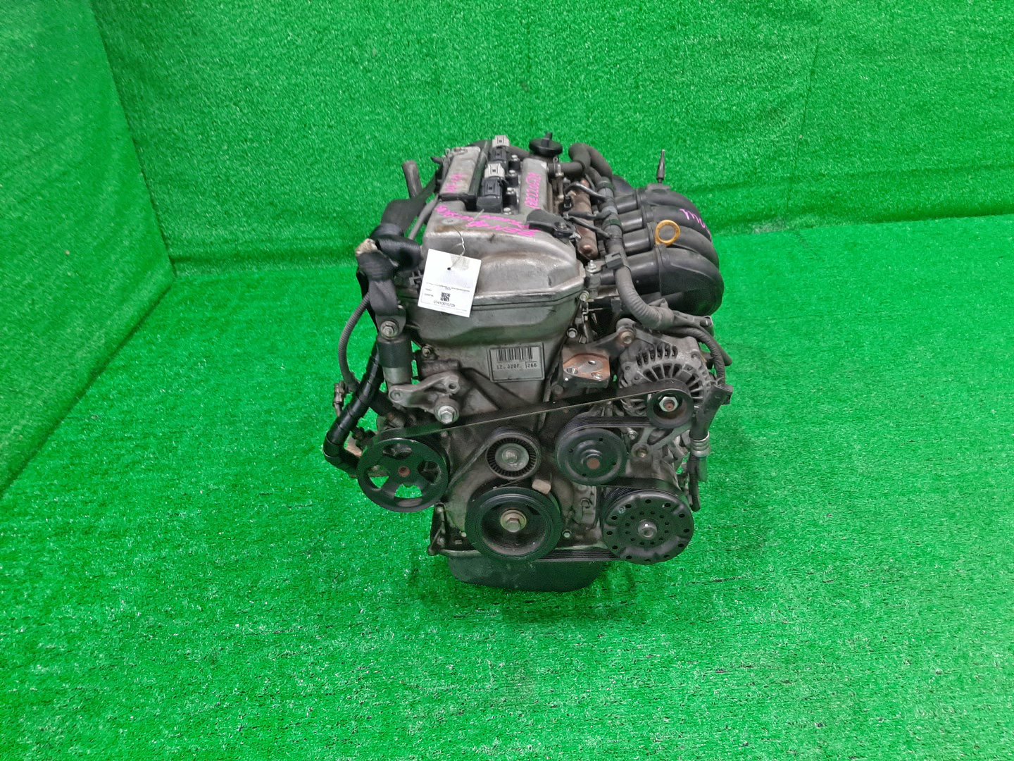 Двигатель TOYOTA COROLLA, PREMIO, COROLLA SPACIO, WISH, ALLION, COROLLA FIELDER, ALLEX, COROLLA RUNX, WILL VS ZZE124, ZZT245, ZZE124N, ZNE14G, ZZE124G, ZZE129 1ZZ-FE MEX 2 ракурс
