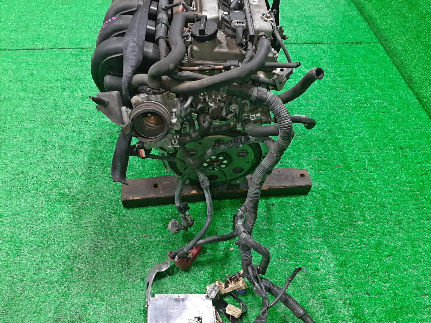 Двигатель TOYOTA COROLLA, PREMIO, COROLLA SPACIO, WISH, ALLION, COROLLA FIELDER, ALLEX, COROLLA RUNX, WILL VS ZZE124, ZZT245, ZZE124N, ZNE14G, ZZE124G, ZZE129 1ZZ-FE MEX 5 ракурс