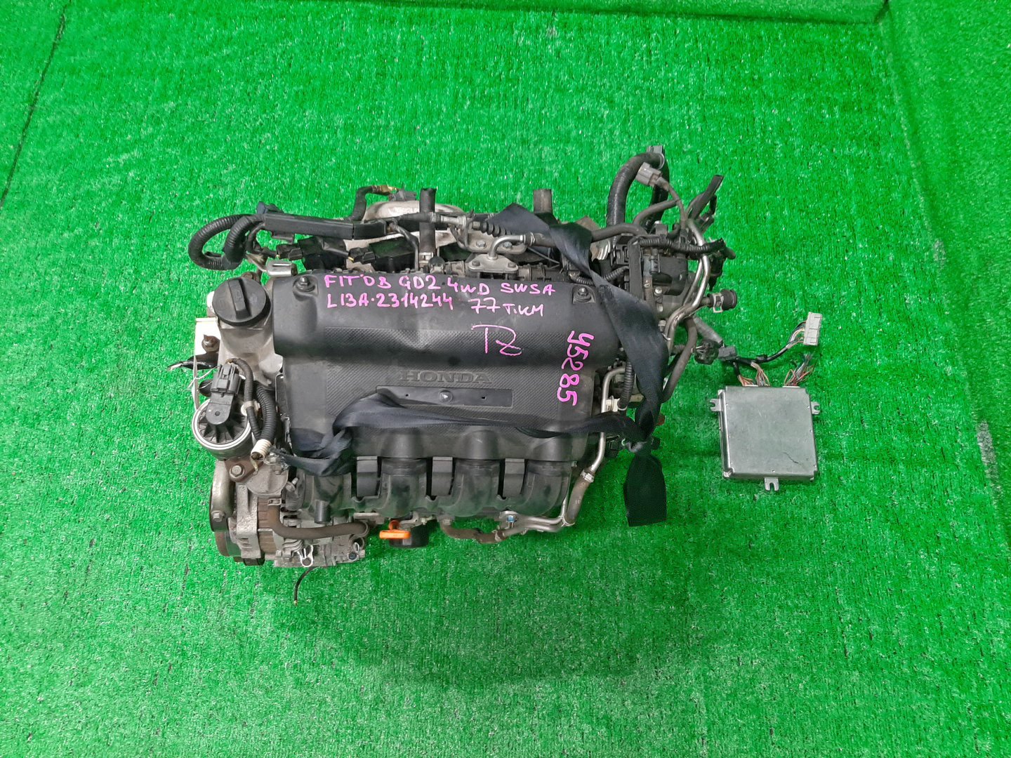 Двигатель HONDA FIT ARIA, FIT GD6, GD7, GD2, GD1 L13A I-DSI 1 ракурс