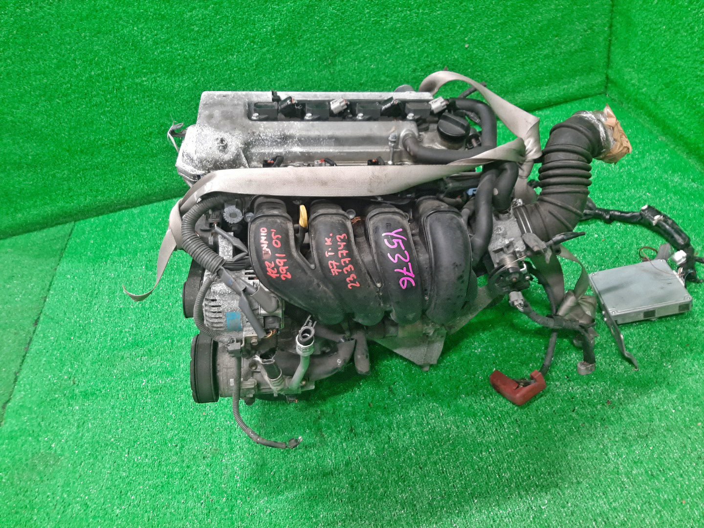 Двигатель TOYOTA CALDINA, CELICA, COROLLA, PREMIO, COROLLA SPACIO, ISIS, WISH, ALLION, COROLLA FIELDER, ALLEX, COROLLA RUNX, WILL VS, FIELDER ZGE20W, ZZT240, ZZT241W, ZZT230, ZZE122, ZNM10, ZNM10W, ZNM10G, ZNE10, ZNE10G, ZZE127 1ZZ-FE MEX 4 ракурс