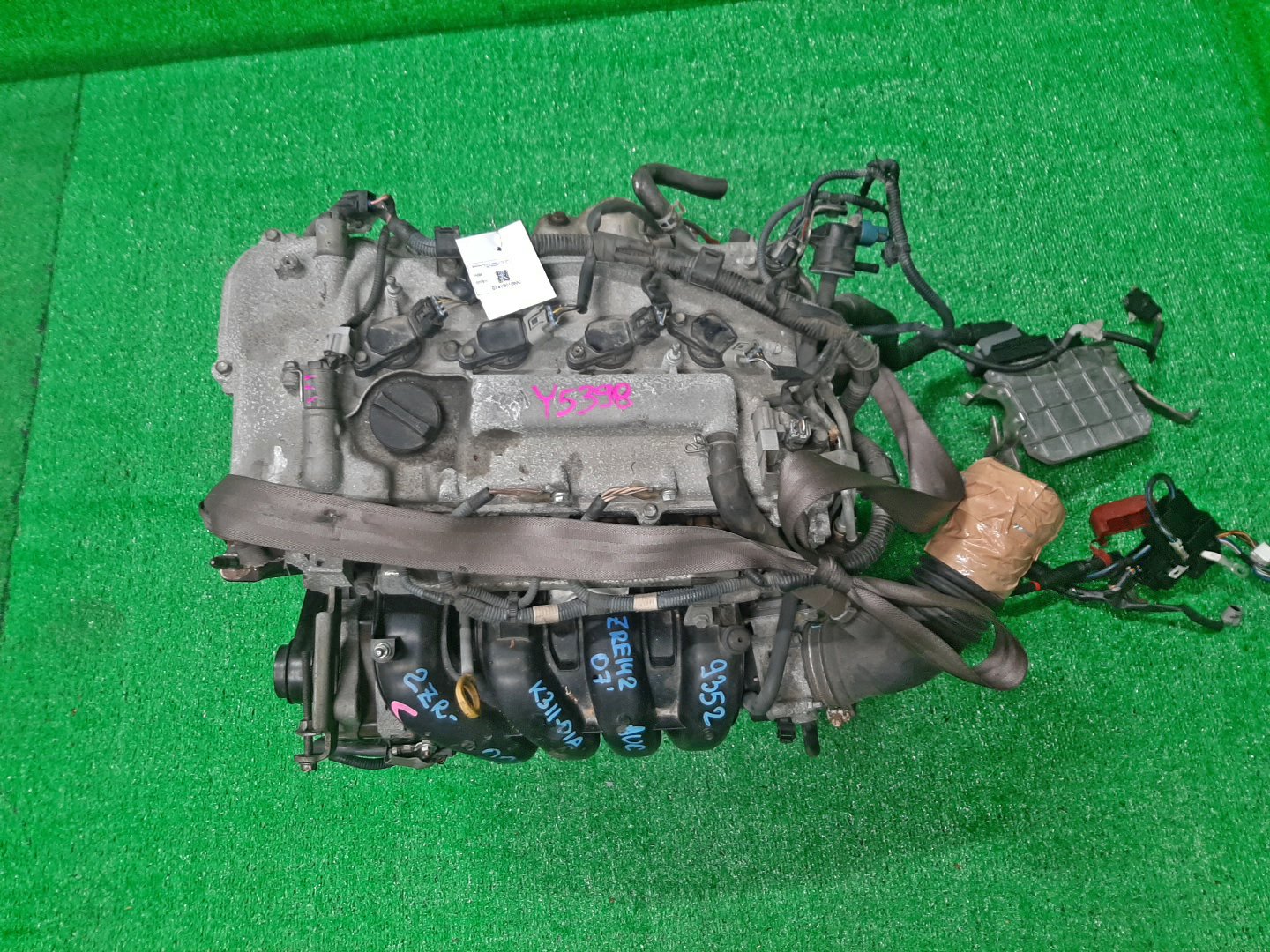 Двигатель TOYOTA IST, PREMIO, ALLION, COROLLA FIELDER, AURIS, COROLLA RUMION, COROLLA  AXIO ZSP110, ZRT265, ZRT260, ZRE144G, ZRE142G, ZRE154N, ZRE152H, ZRE152, ZRE152N, ZRE142, ZRE144 2ZR-FE 0077617 1 ракурс
