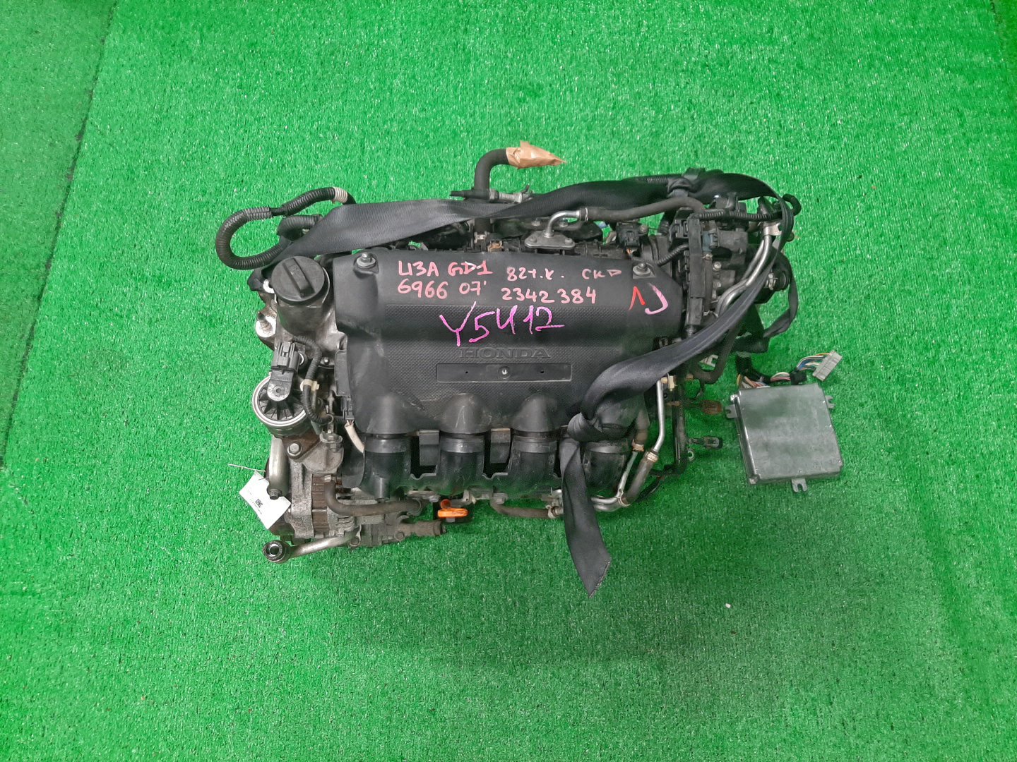 Двигатель HONDA FIT ARIA, FIT GD6, GD7, GD2, GD1 L13A I-DSI 1 ракурс