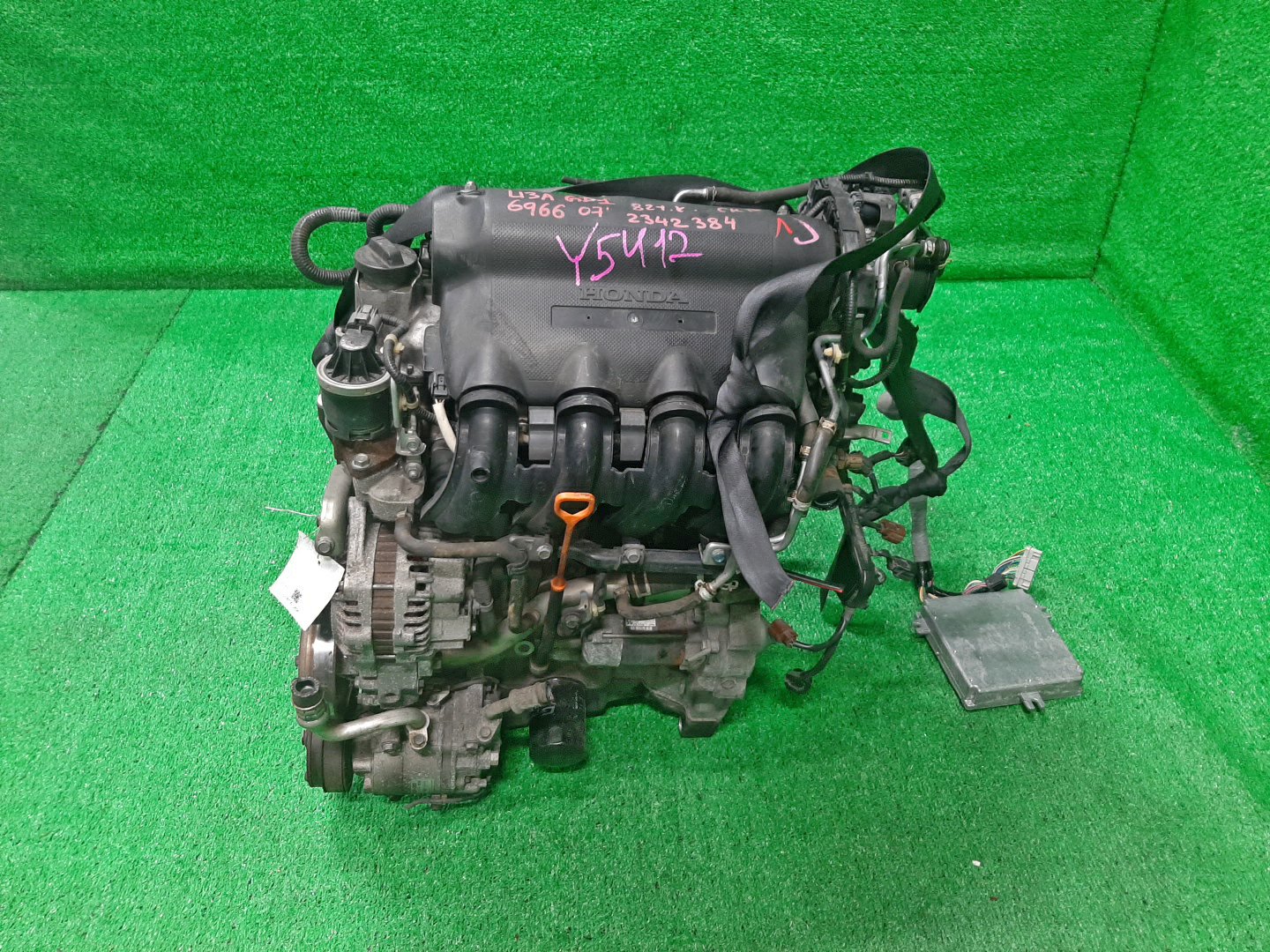 Двигатель HONDA FIT ARIA, FIT GD6, GD7, GD2, GD1 L13A I-DSI 4 ракурс