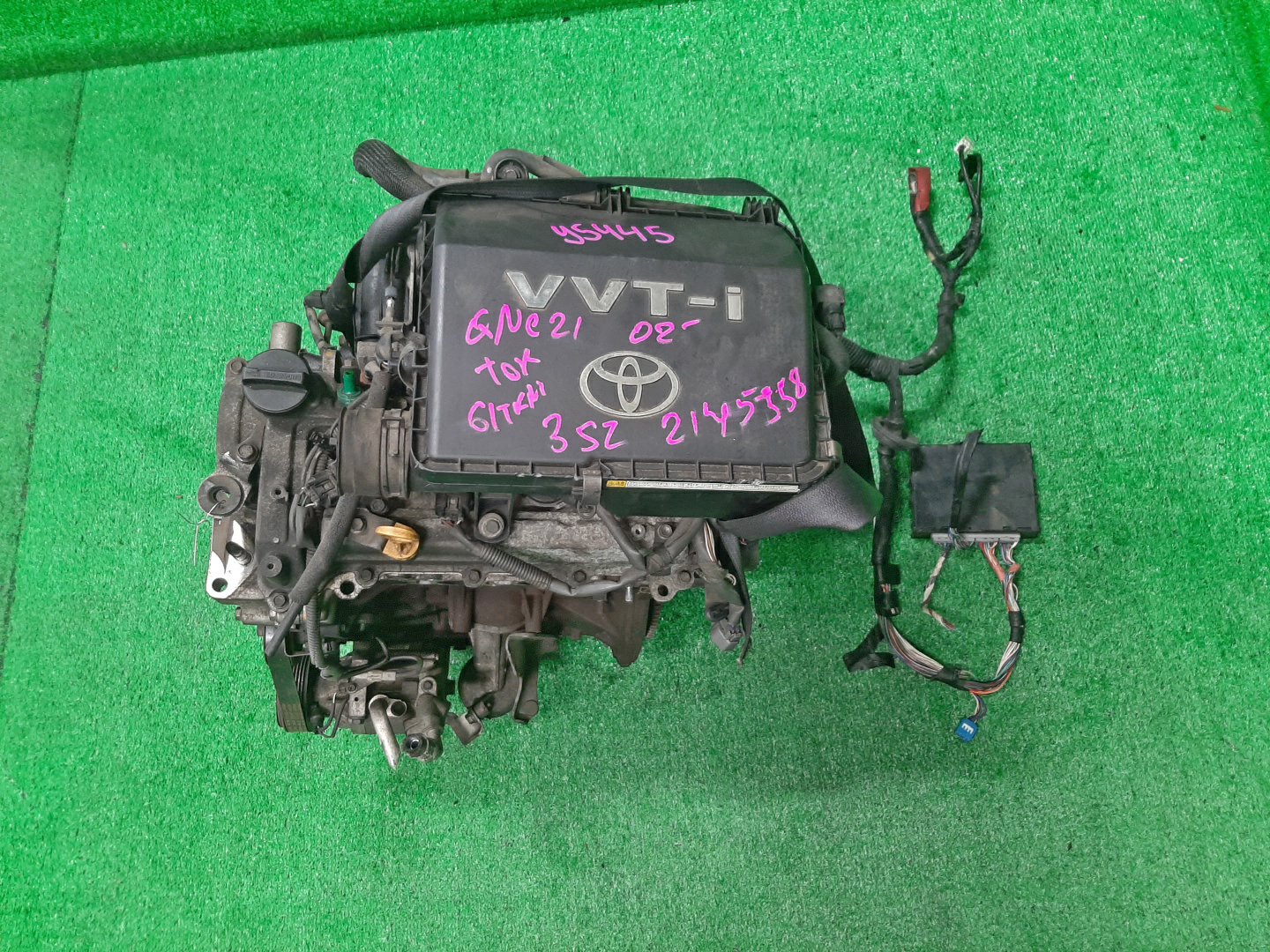 Двигатель TOYOTA BB, COO QNC21, M402S 3SZ-VE 2145358 1 ракурс