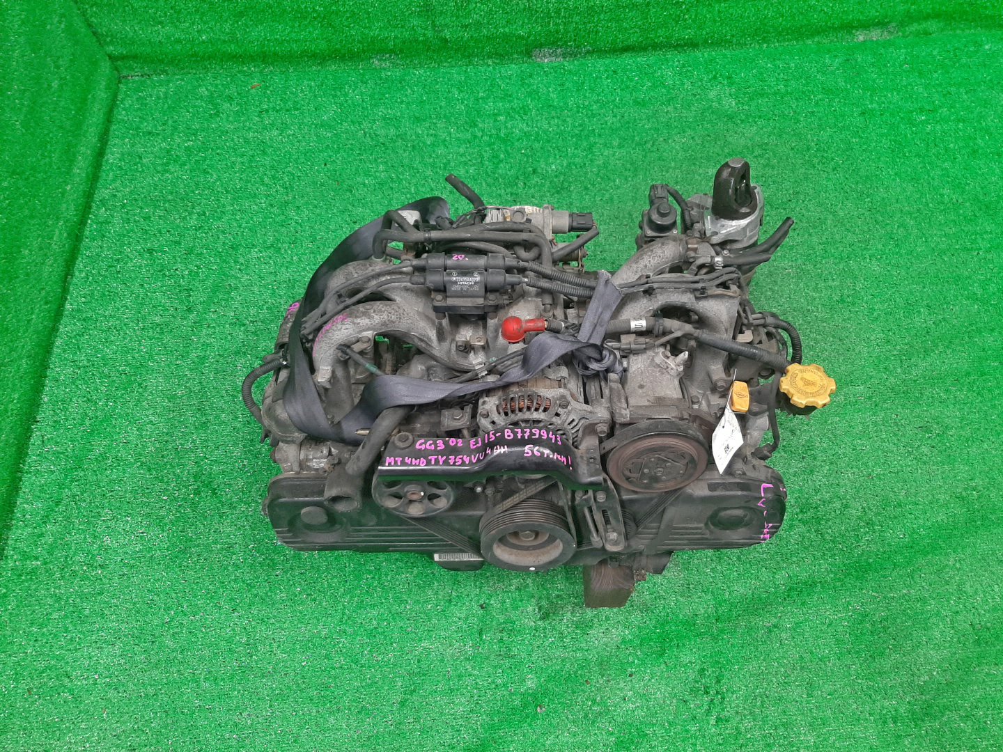 Двигатель SUBARU IMPREZA GG2, GG3, GD3, GD2 EJ152 EJ152DW5AE 1 ракурс
