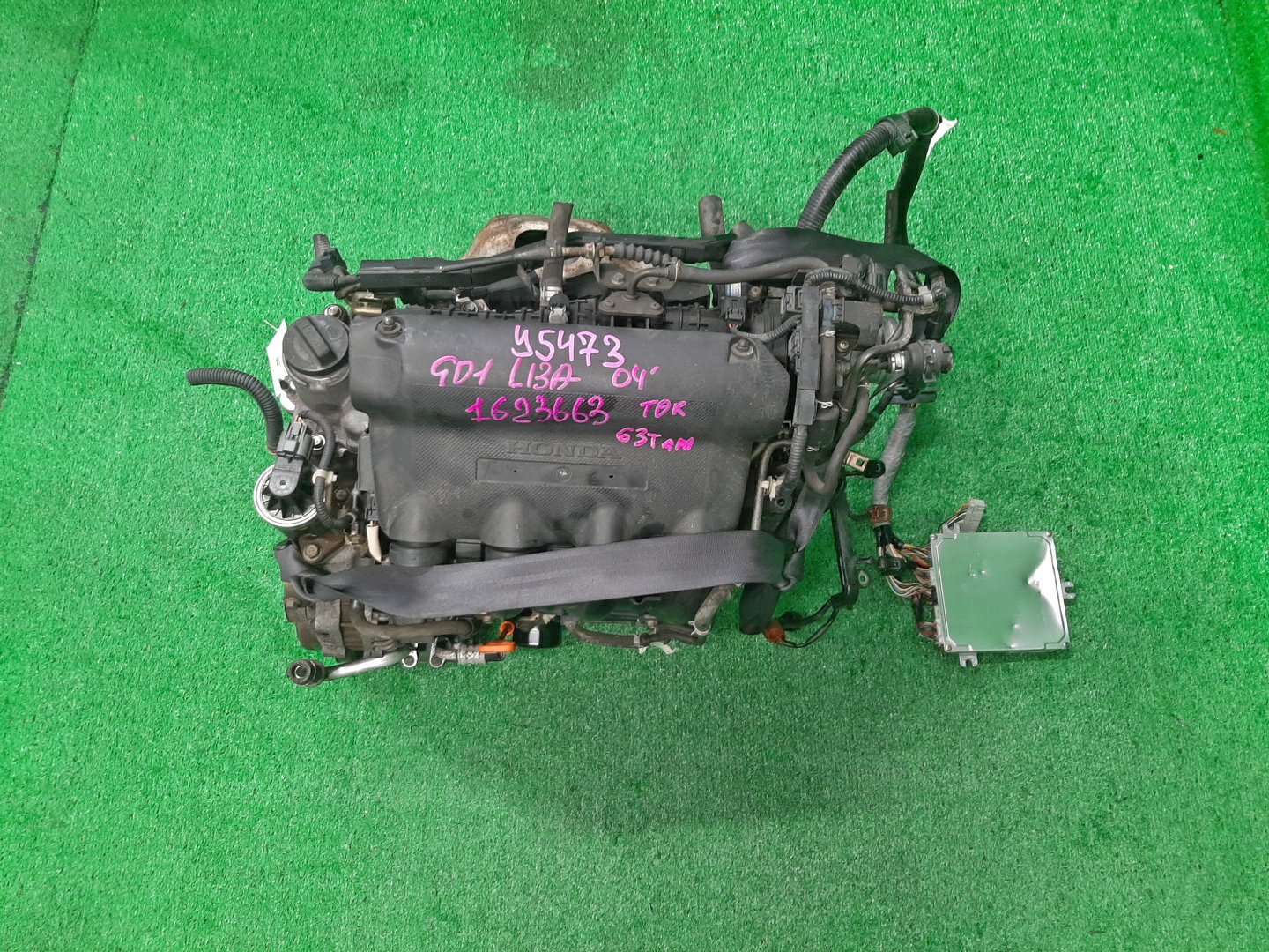 Двигатель HONDA FIT ARIA, FIT GD6, GD7, GD2, GD1 L13A I-DSI 1 ракурс