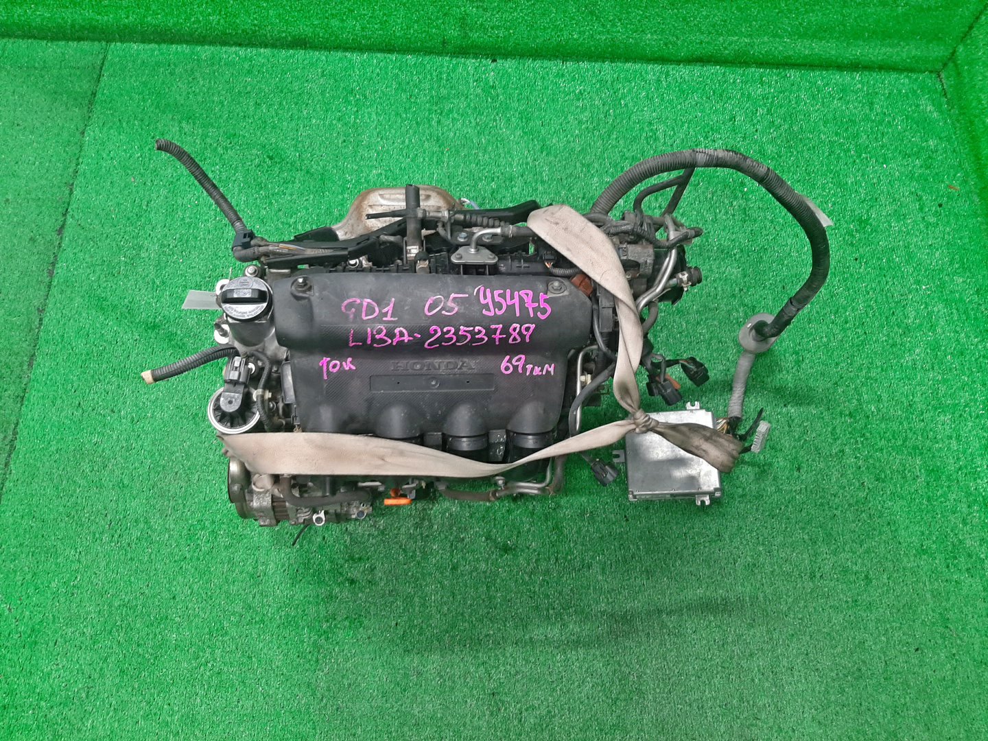 Двигатель HONDA FIT ARIA, FIT GD6, GD7, GD2, GD1 L13A I-DSI 1 ракурс