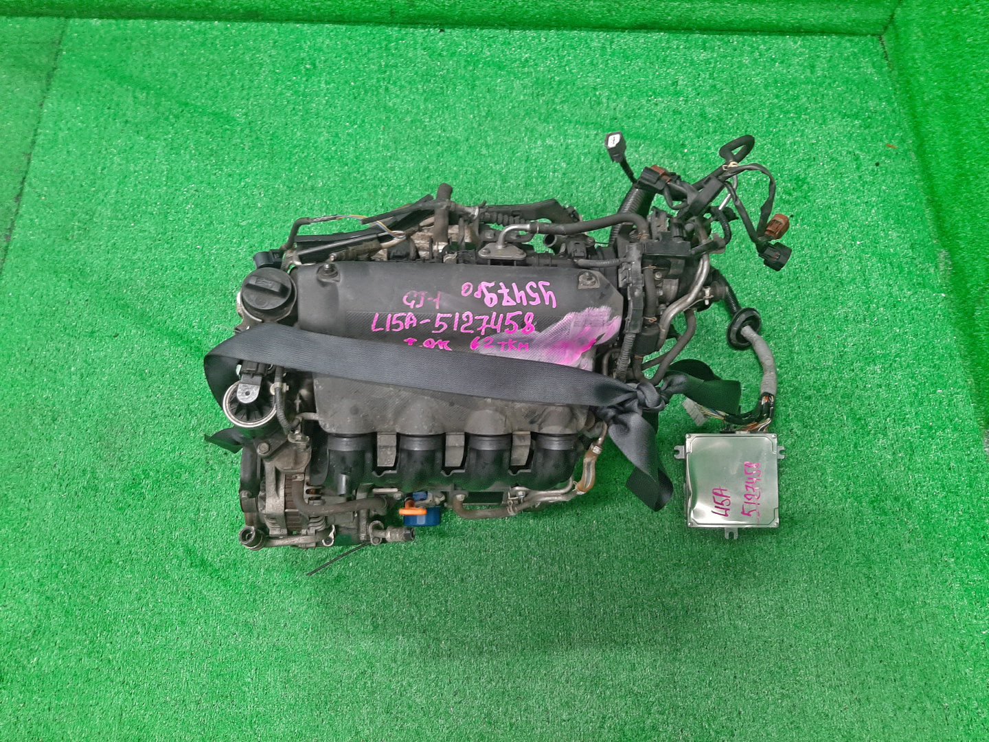 Двигатель HONDA AIRWAVE GJ1, GJ2 L15A VTEC 1 ракурс