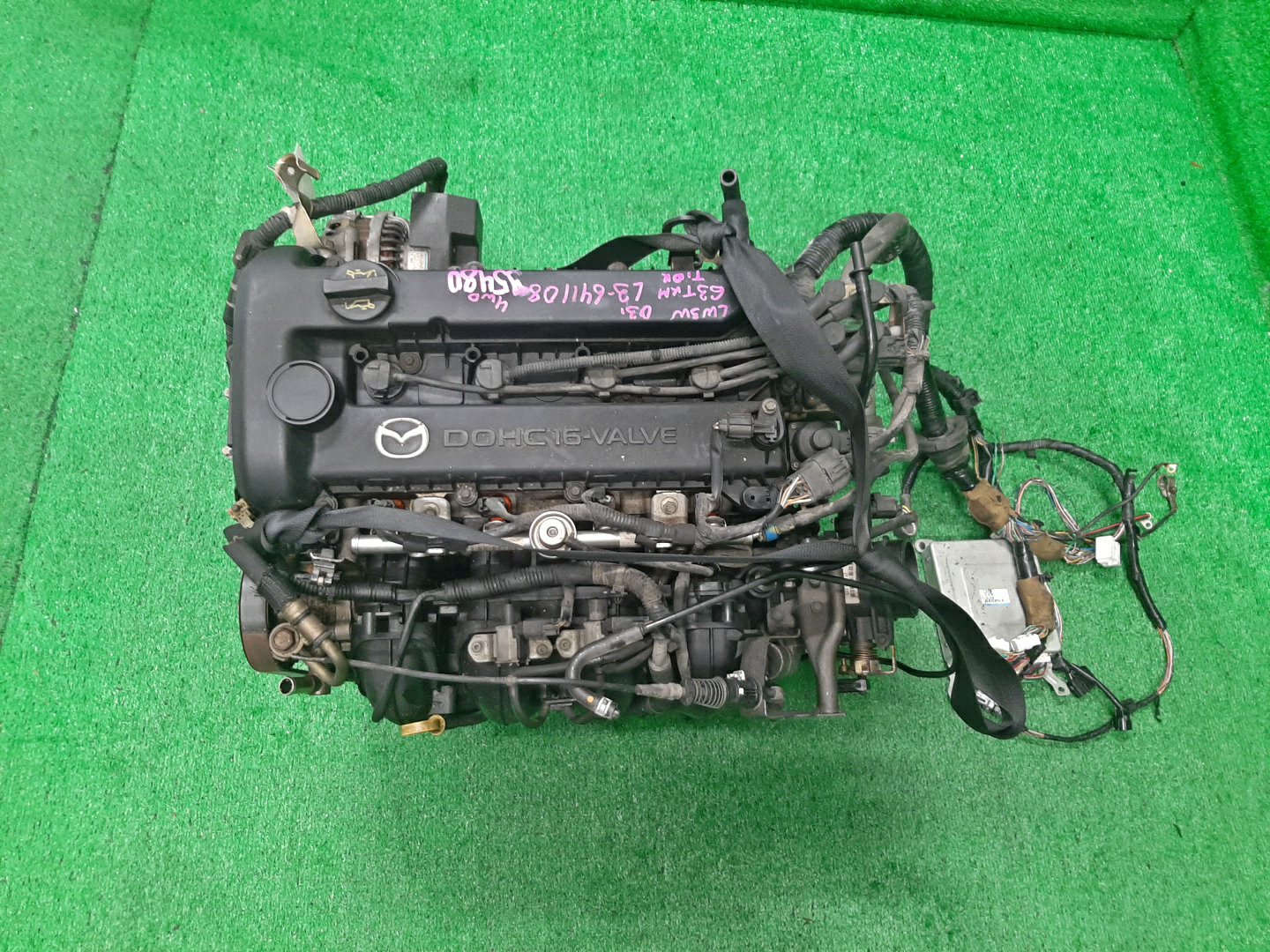 Двигатель MAZDA MPV LW3W L3-DE 4WD, BLACK 1 ракурс