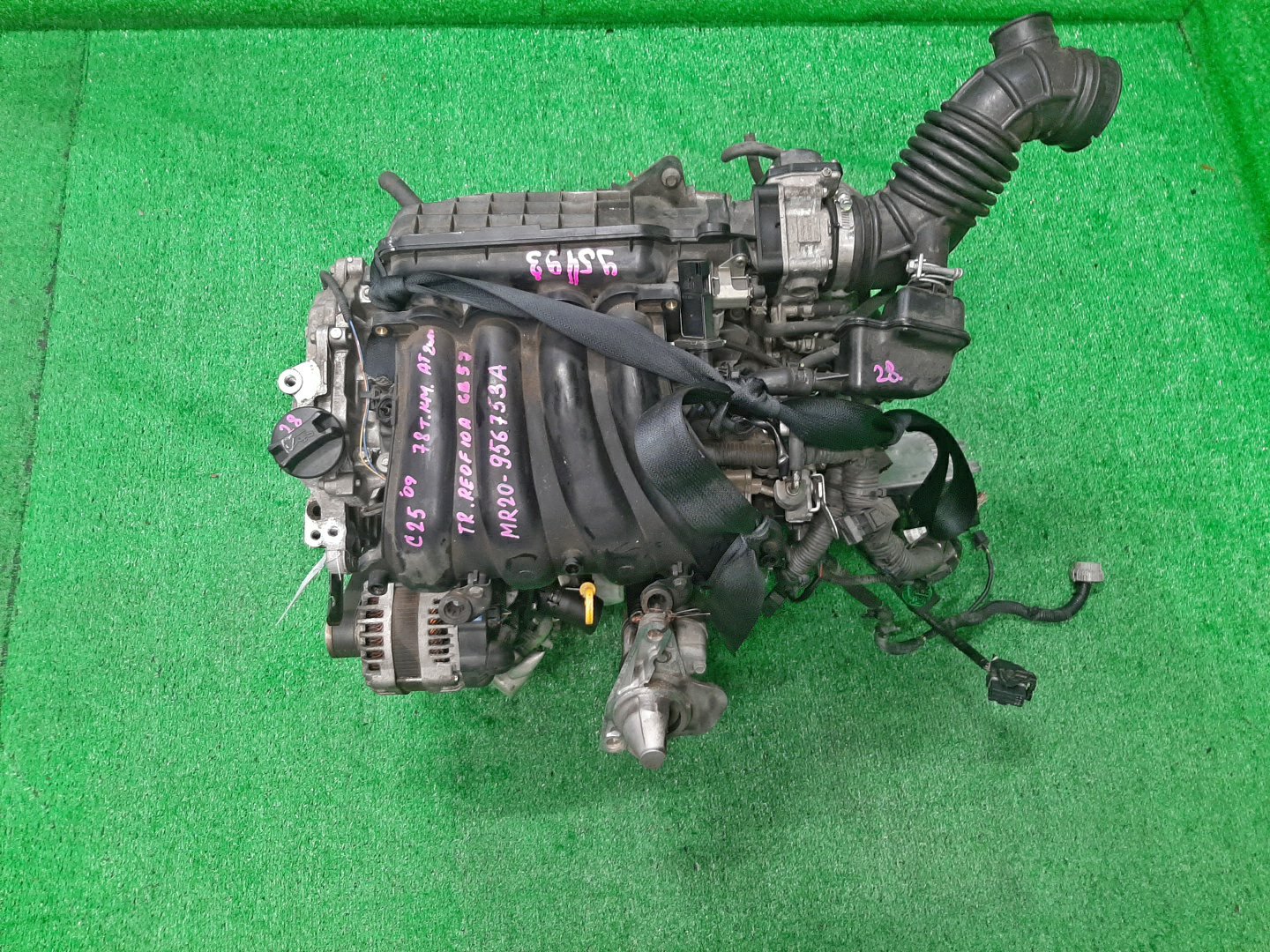 Двигатель NISSAN LANDY, SERENA SC25, CC25, C25 MR20DE 956753A 1 ракурс