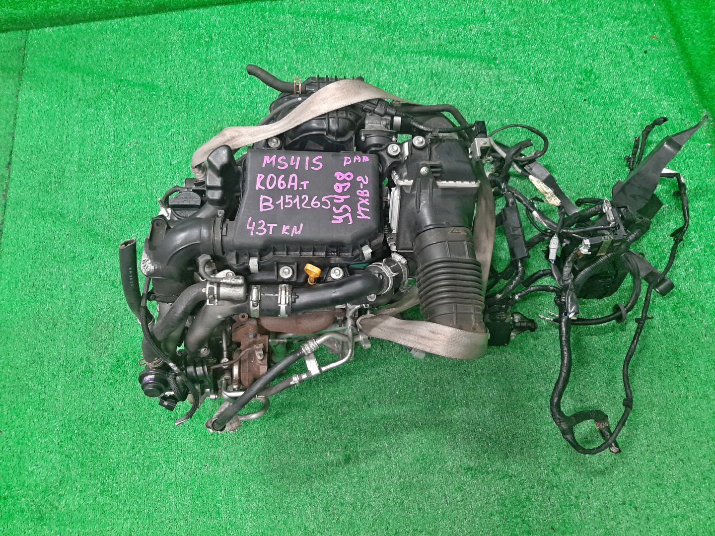Двигатель MAZDA FLAIR CROSSOVER, HUSTLER MS31S, MS41S, MR31S, MR41S R06AT B151265 1 ракурс