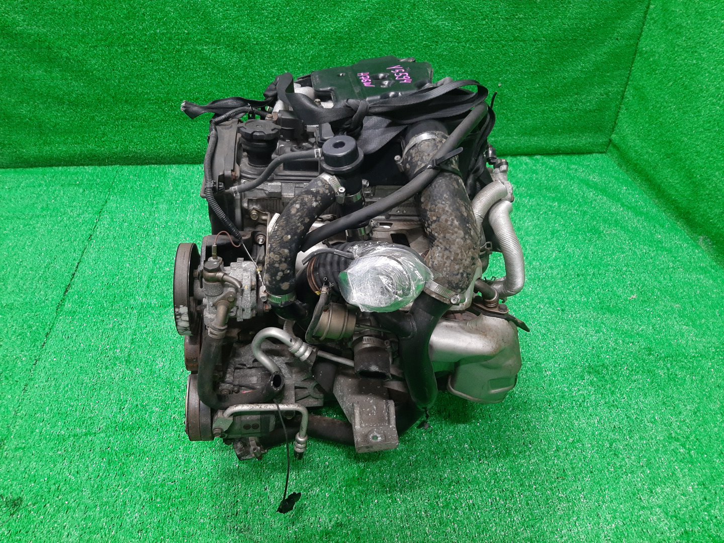 Двигатель MITSUBISHI PAJERO IO H76W 4G93T MR578330 4 ракурс