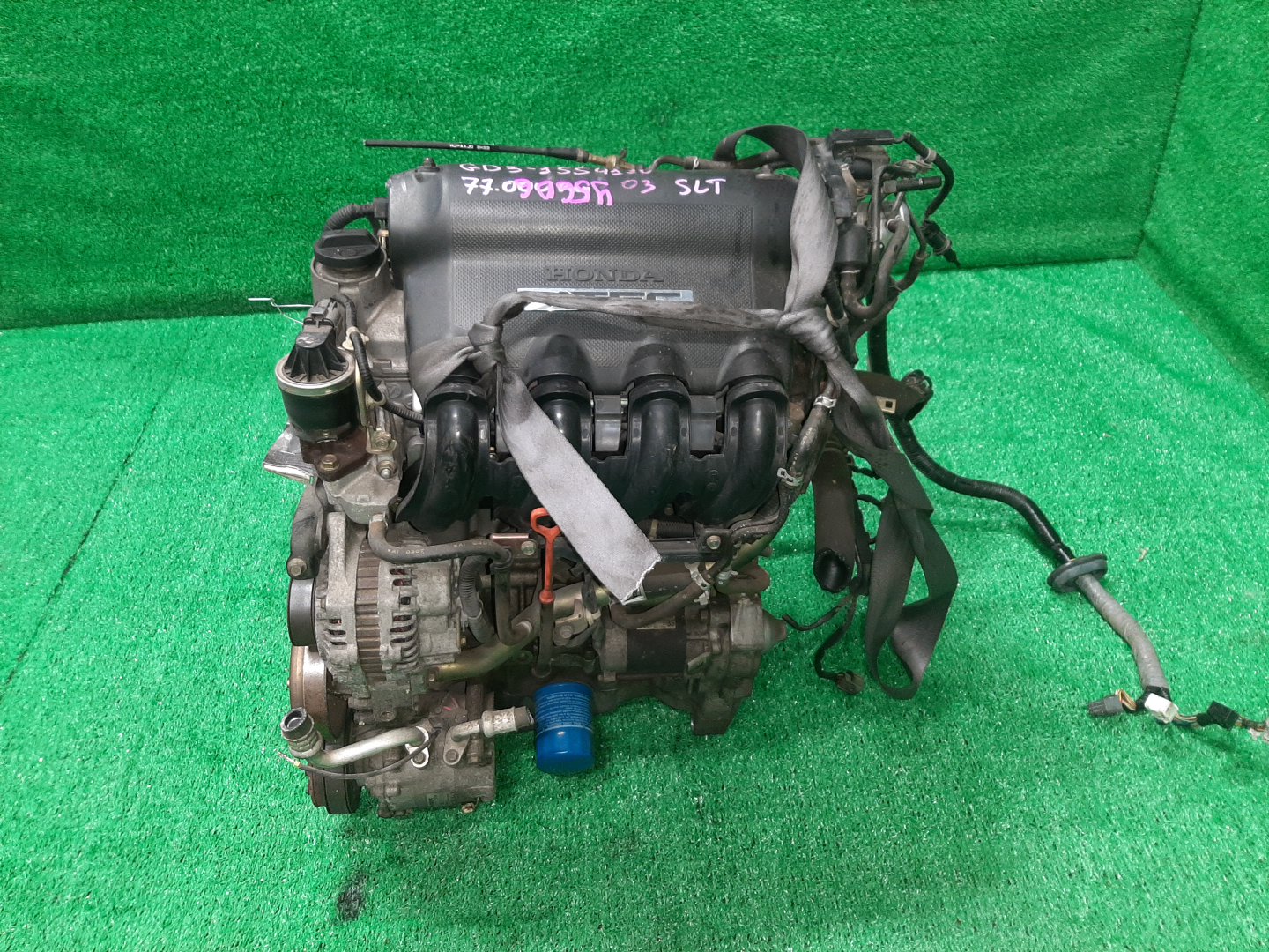 Двигатель HONDA FIT GD3, GD4 L15A VTEC 4 ракурс