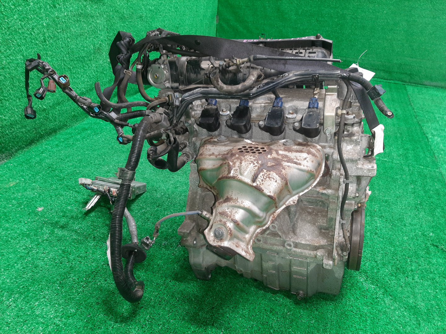Двигатель HONDA AIRWAVE GJ1, GJ2 L15A VTEC 3 ракурс