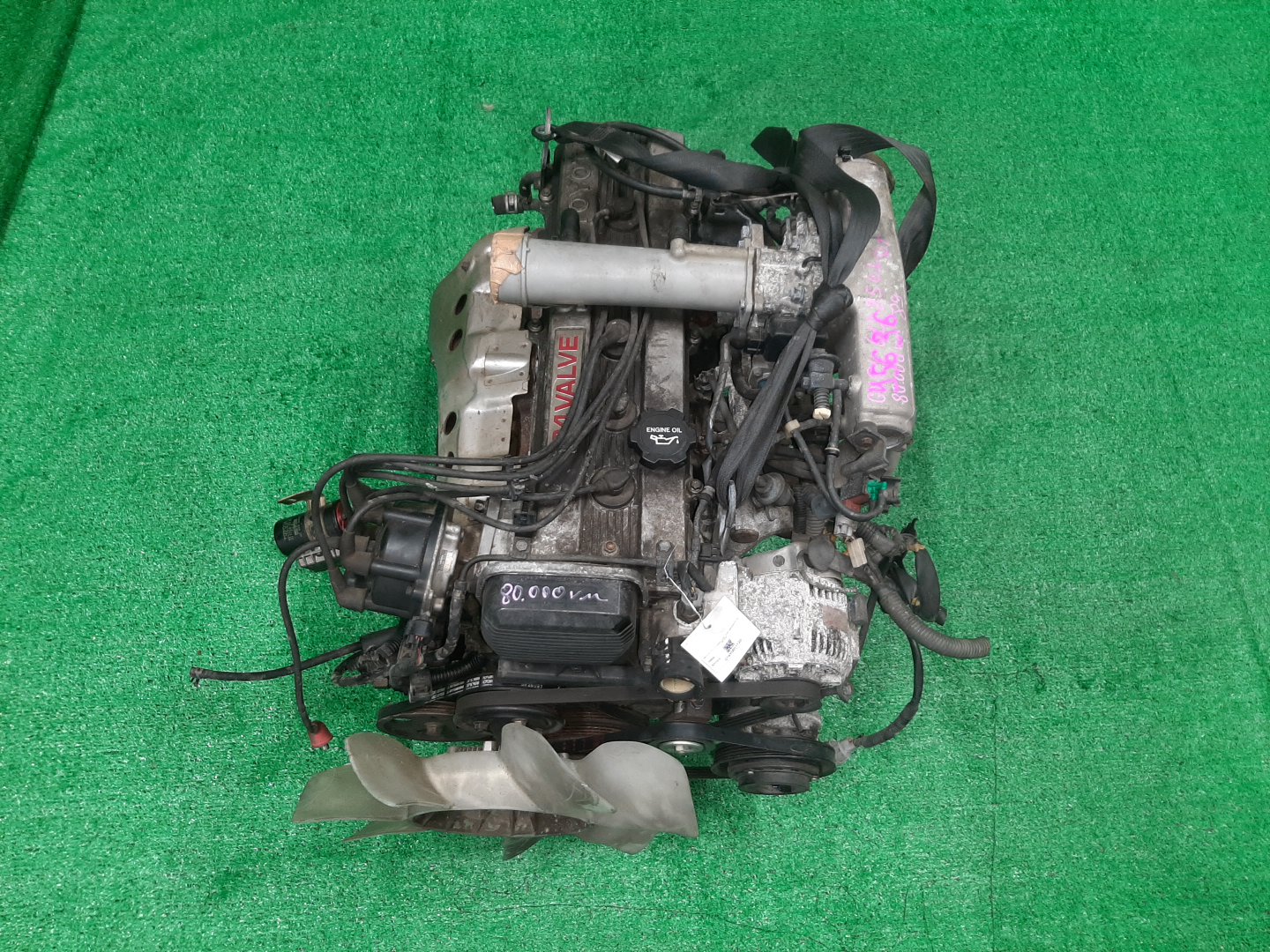 Двигатель TOYOTA CHASER, CRESTA, MARK II GX81, GX80 1G-FE TPAM 1 ракурс
